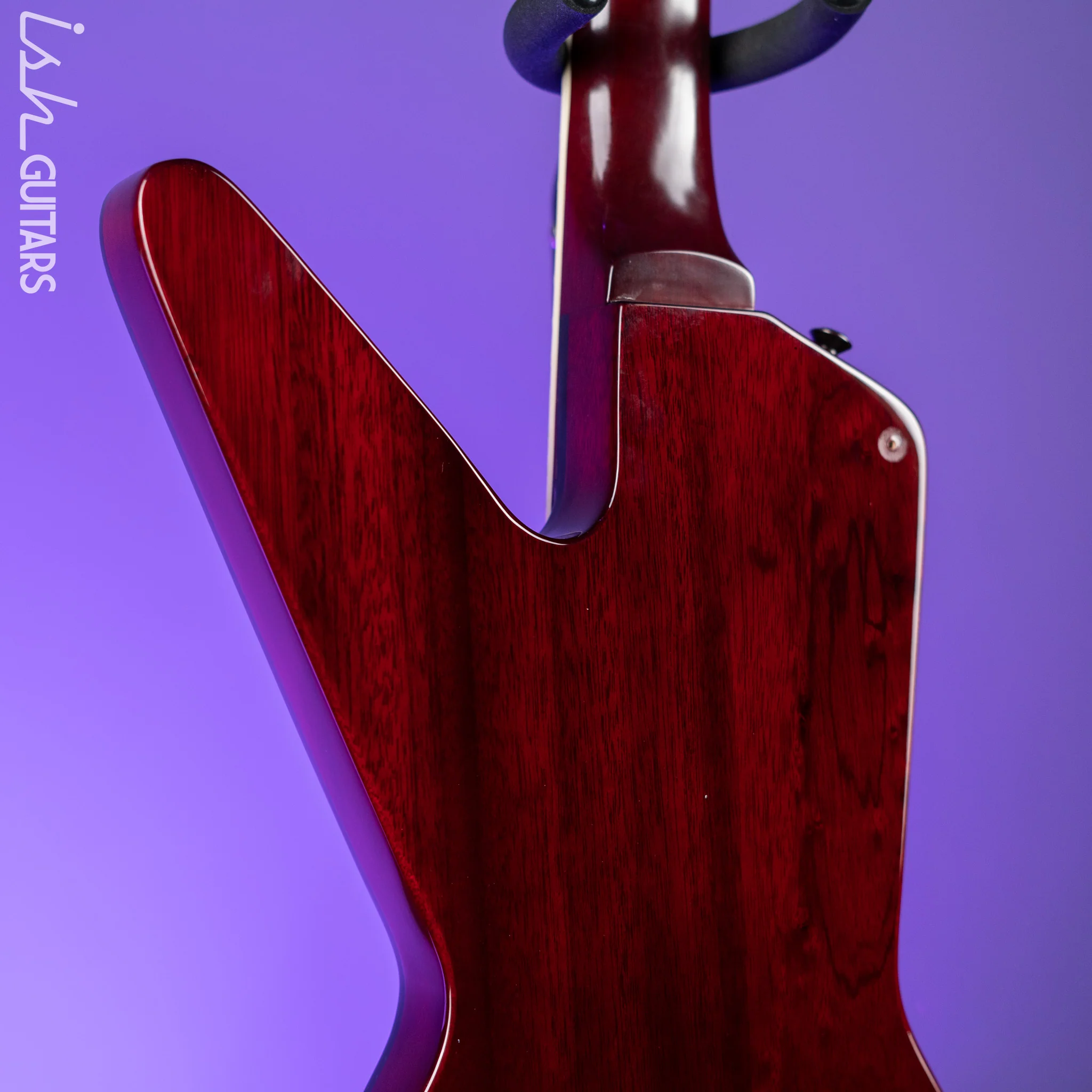 2008 Epiphone Prophecy Futura Custom Explorer Black Cherry - EMG PA-2 Preamp - Image 11