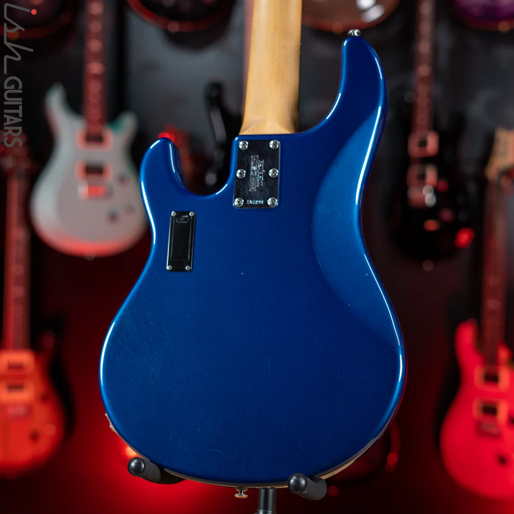 2008 Ernie Ball Music Man Stingray 5 HH Blue Pearl - Image 8