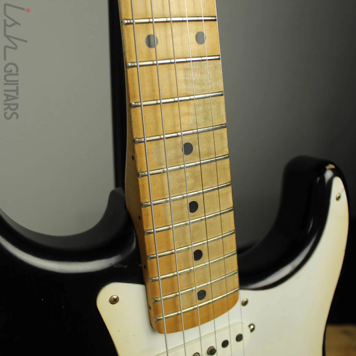 2008 Fender Road Worn 50s Stratocaster Black - Image 5