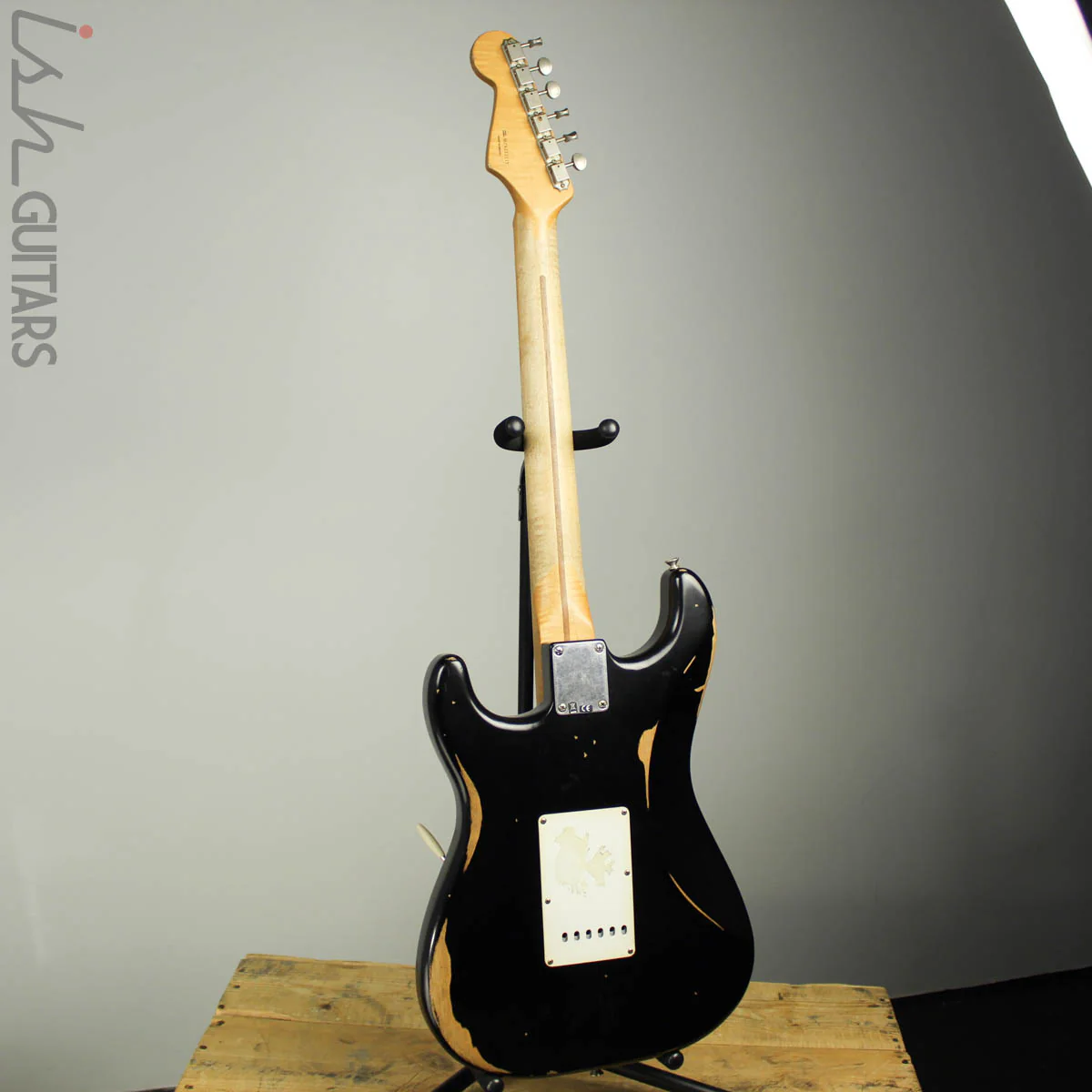 2008 Fender Road Worn 50s Stratocaster Black - Image 7