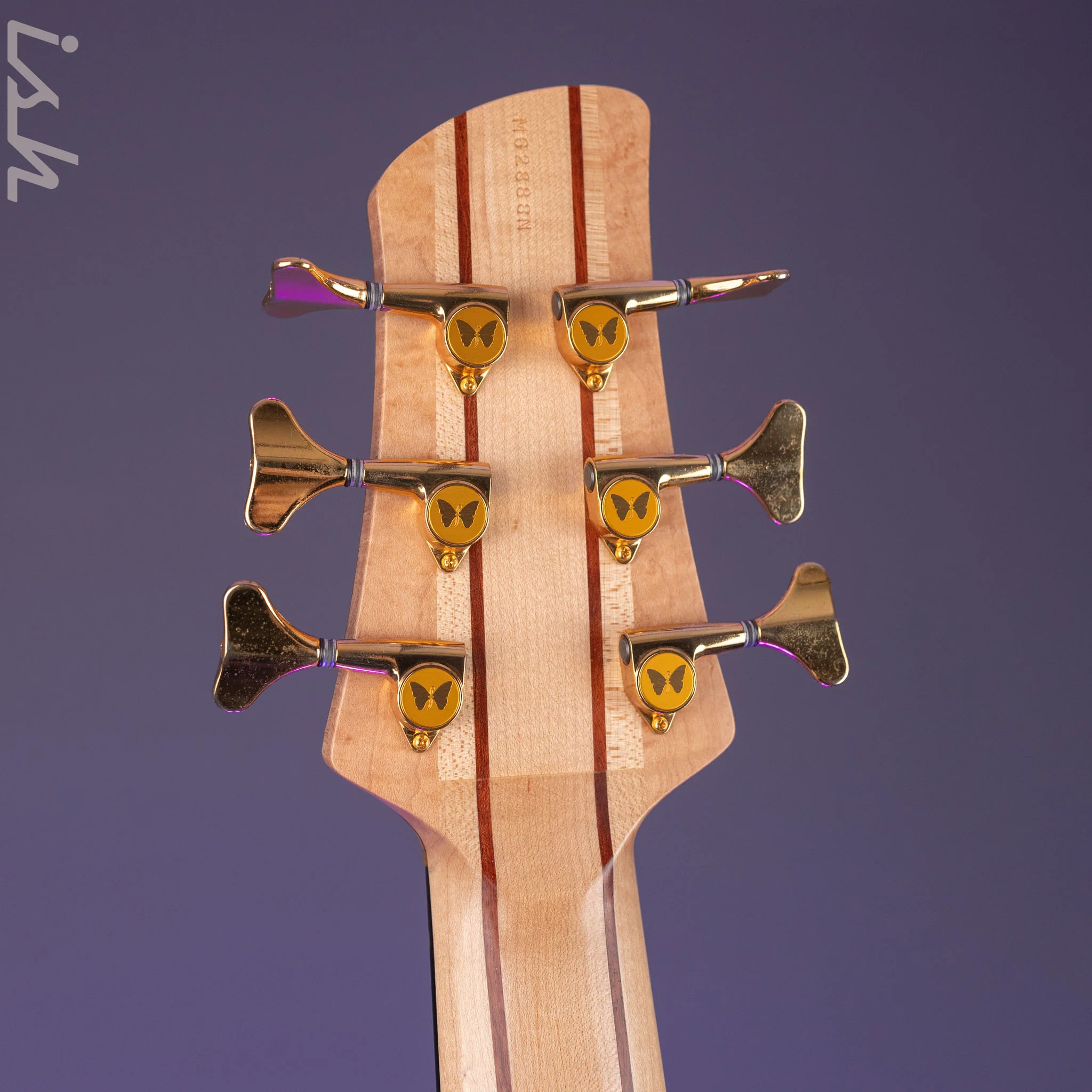 2008 Fodera Monarch Custom 6 String Fretless Bass Spalted Maple - Image 20