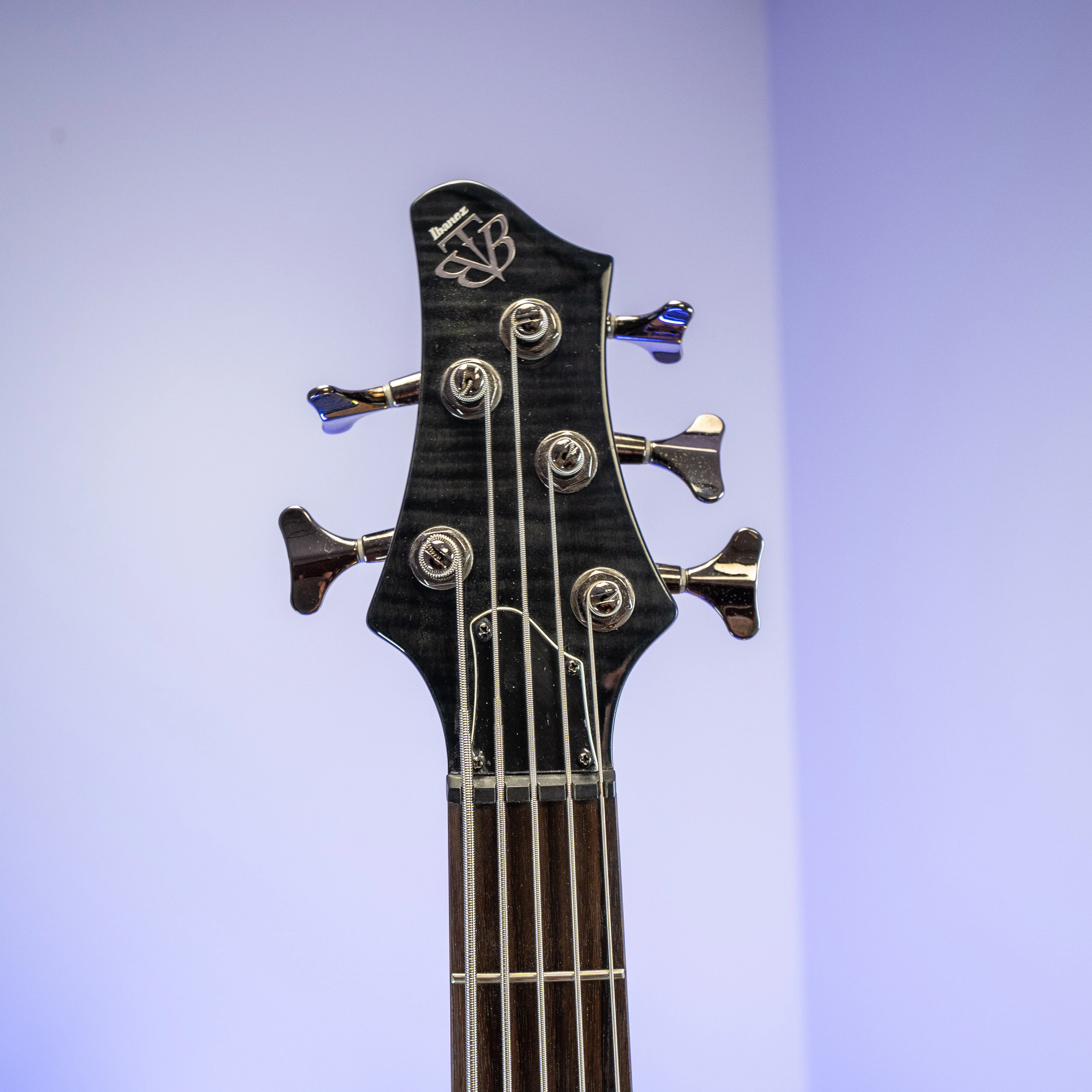 2008 Ibanez BTB575 Trans Gray 5 String Bass - Image 7
