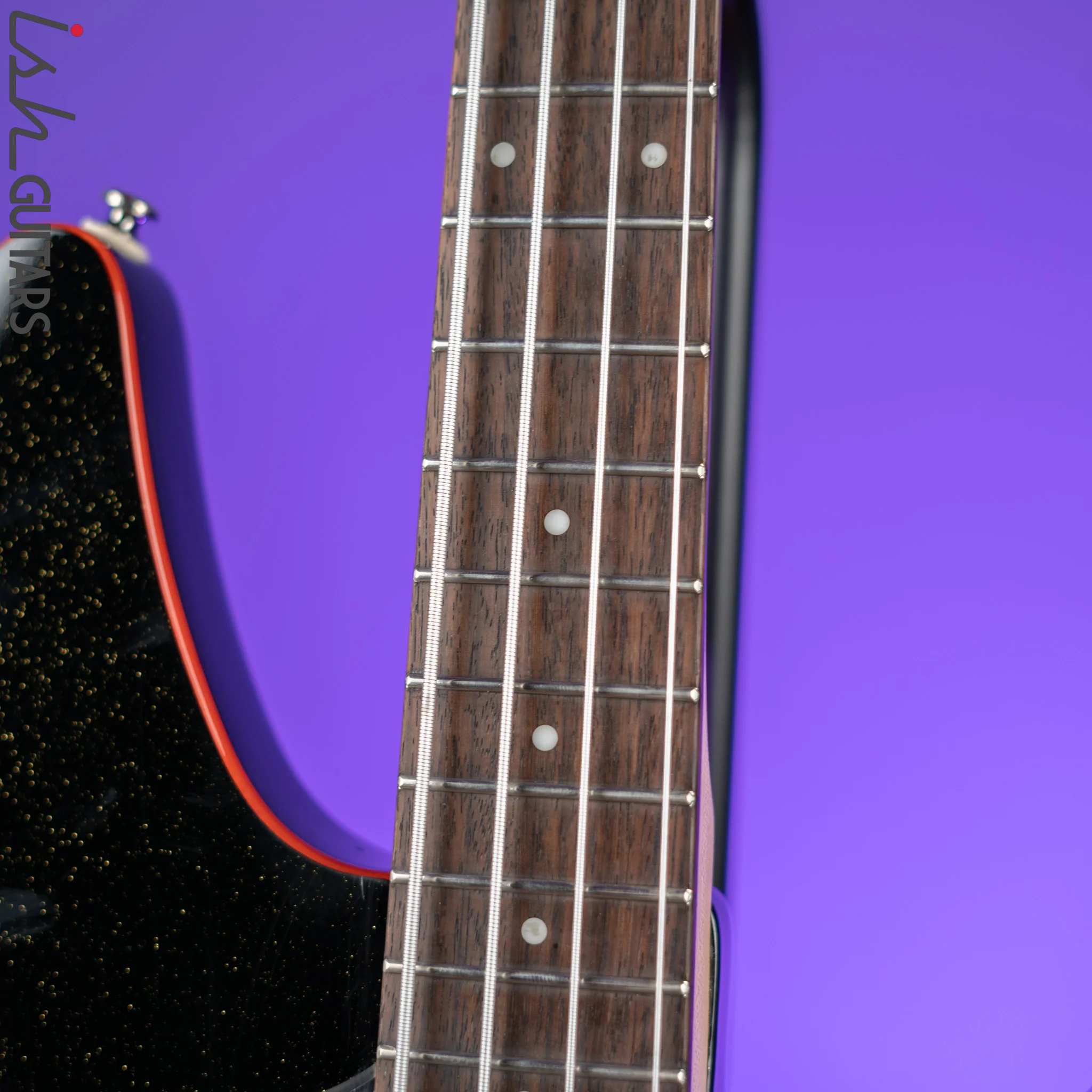 2008 Ibanez SRX08 LTD Bass Guitar Black Sparkle - Image 5