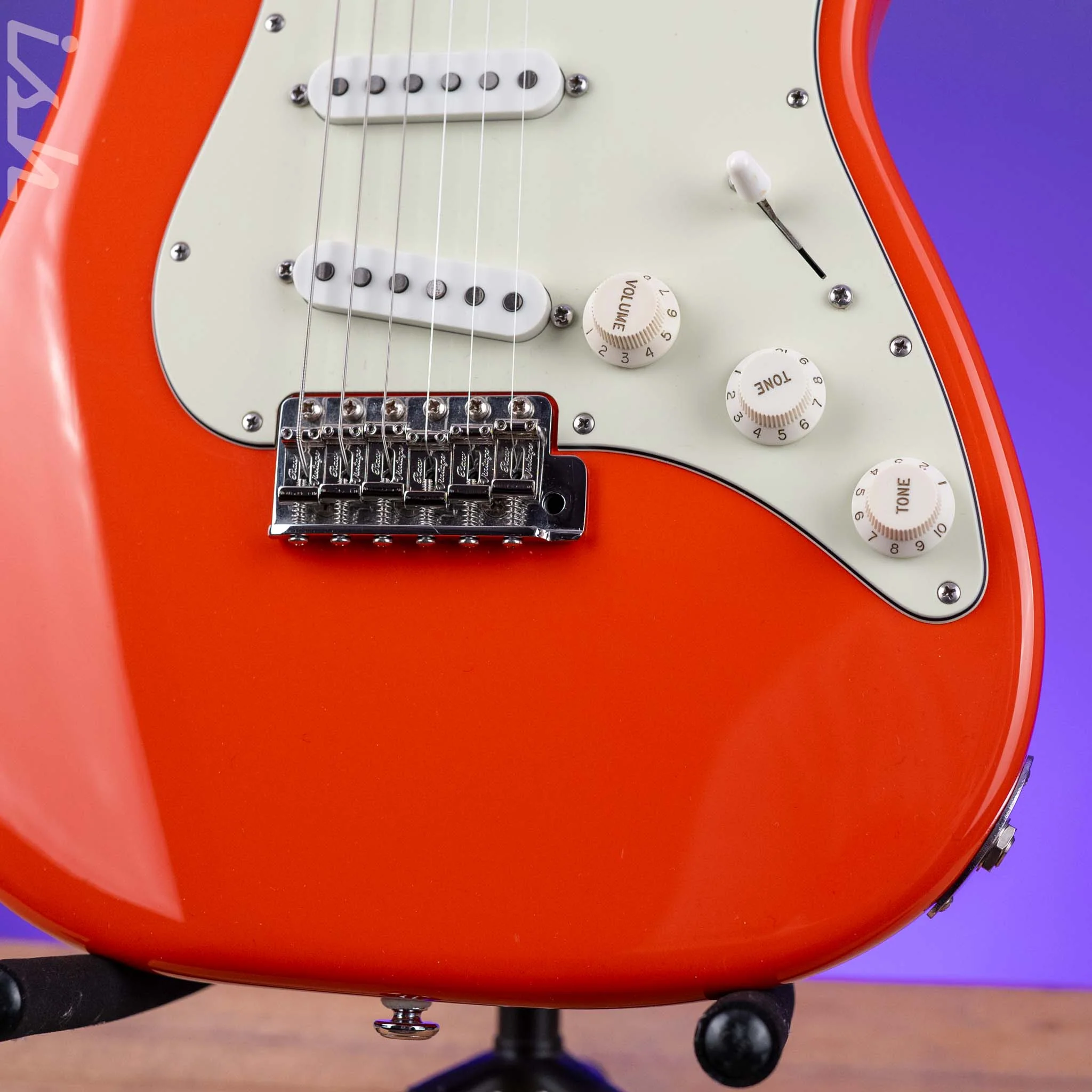 2008 Suhr Classic S SSS Scott Henderson Spec Fiesta/Dakota Mix Red - Image 4