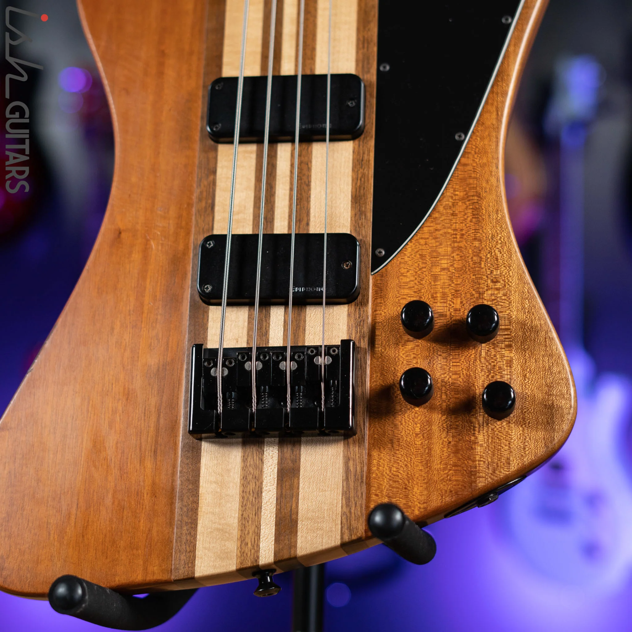 2009 Epiphone Thunderbird Pro IV String Bass Natural - Image 4
