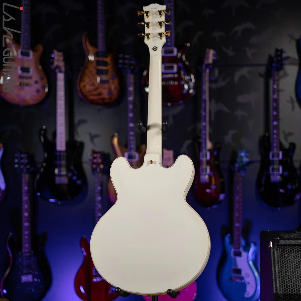 2010 Gibson Custom Shop ES-355 Semi-Hollow Alex Lifeson Signature Alpine White - Image 9
