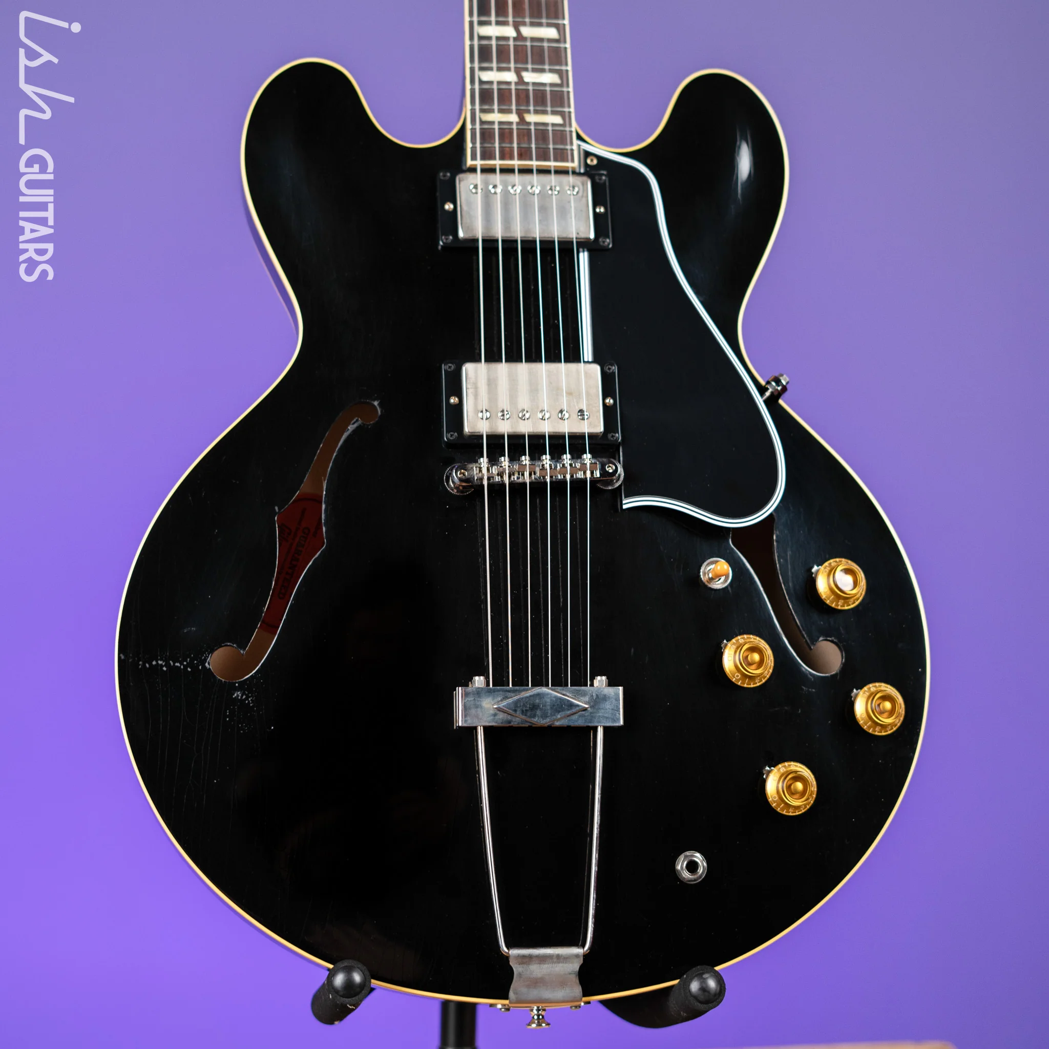 2022 Gibson Custom Shop ES-335 Murphy Lab Aged Relic Black