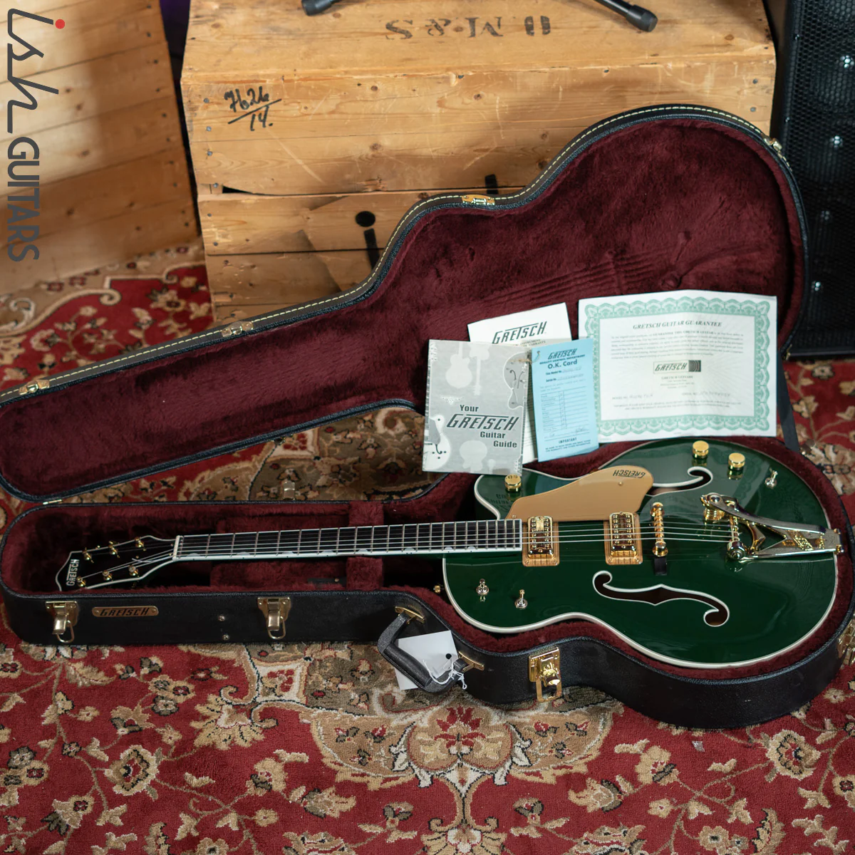 2010 Gretsch Country Club G6196T Cadillac Green - Image 23