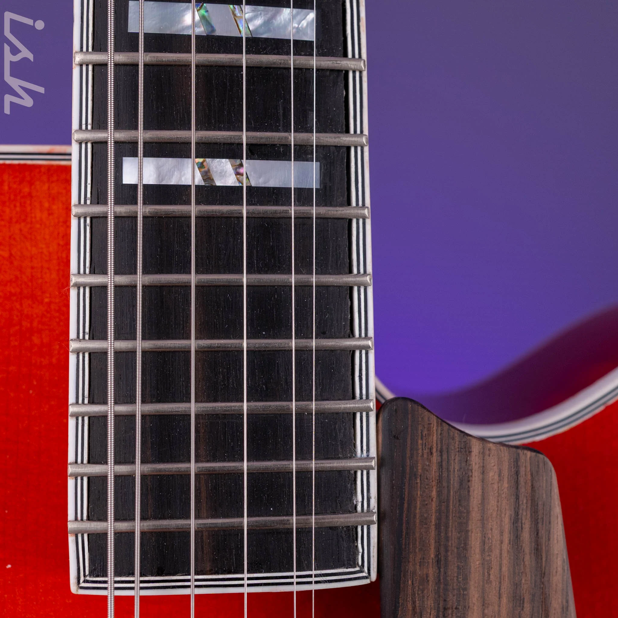2010 Insalaco Archtop Cherry Burst - Image 9