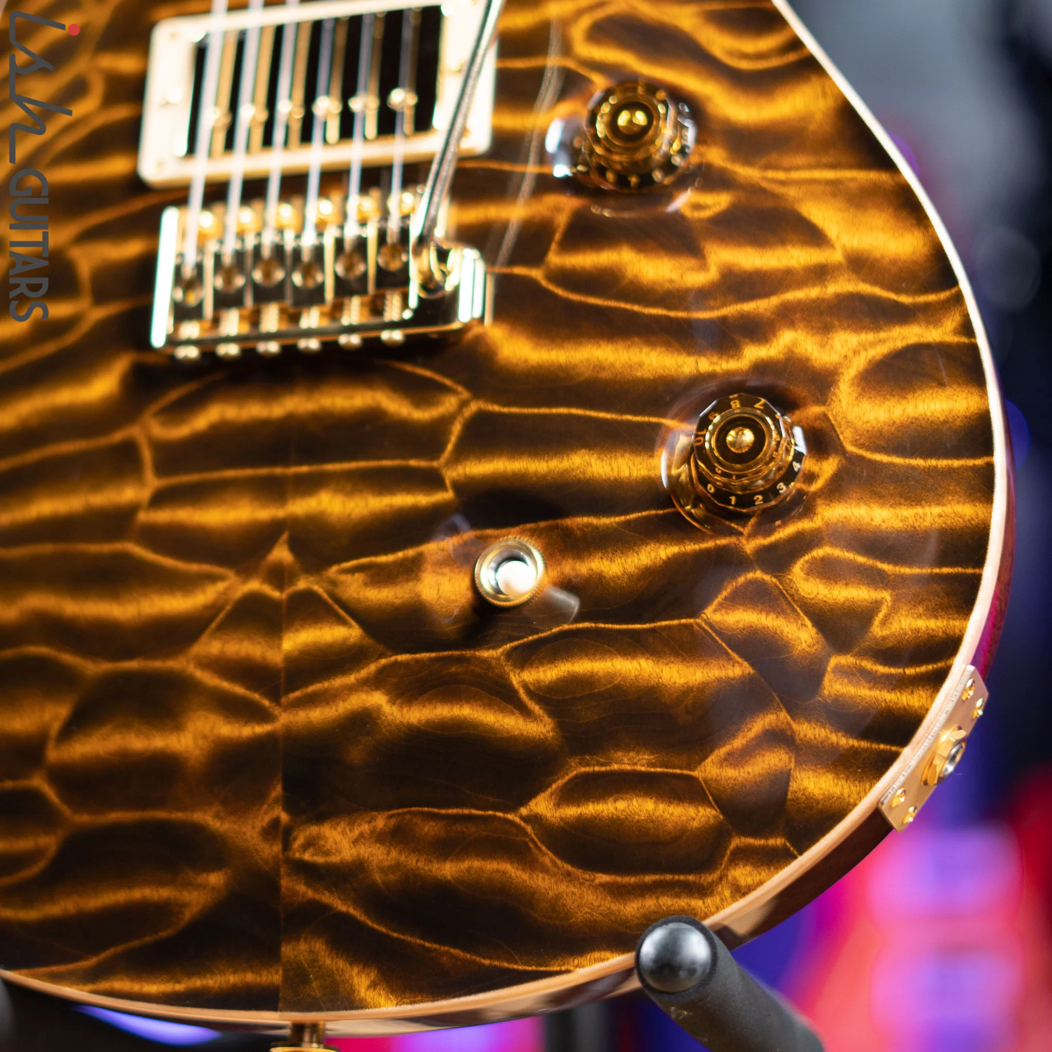 2010 PRS Custom 24 Private Stock #2809 Tiger Eye - Image 4