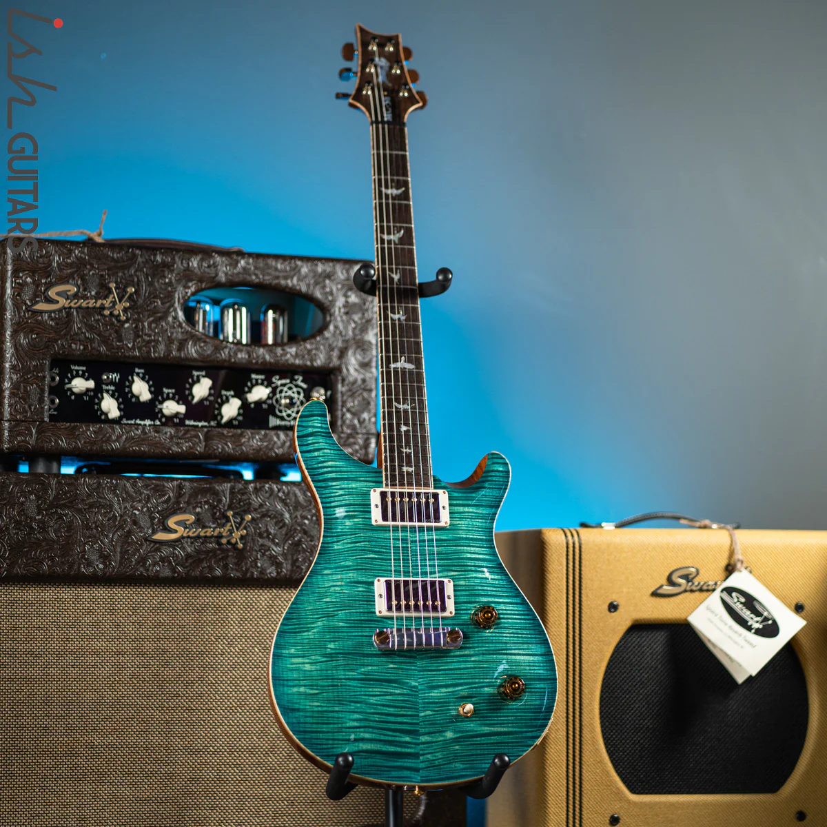 2010 PRS Experience McCarty 58 Private Stock Bahamian Blue - Image 2