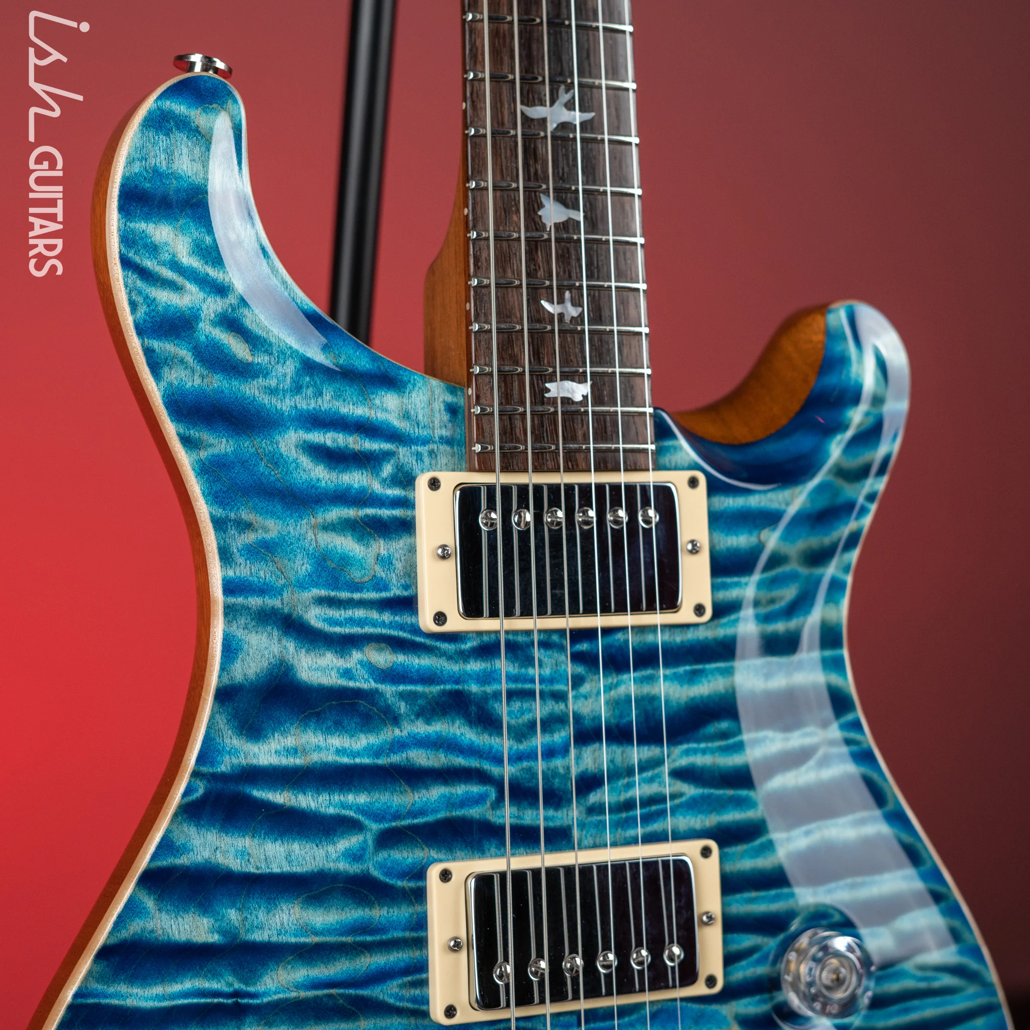 2010 PRS Private Stock Custom 22 Faded Aquamarine - Image 3