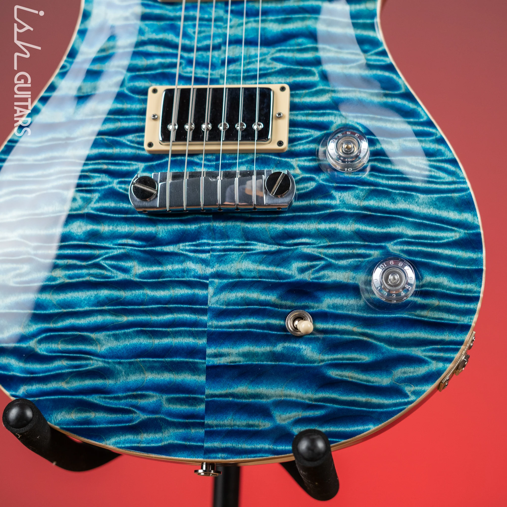 2010 PRS Private Stock Custom 22 Faded Aquamarine - Image 4