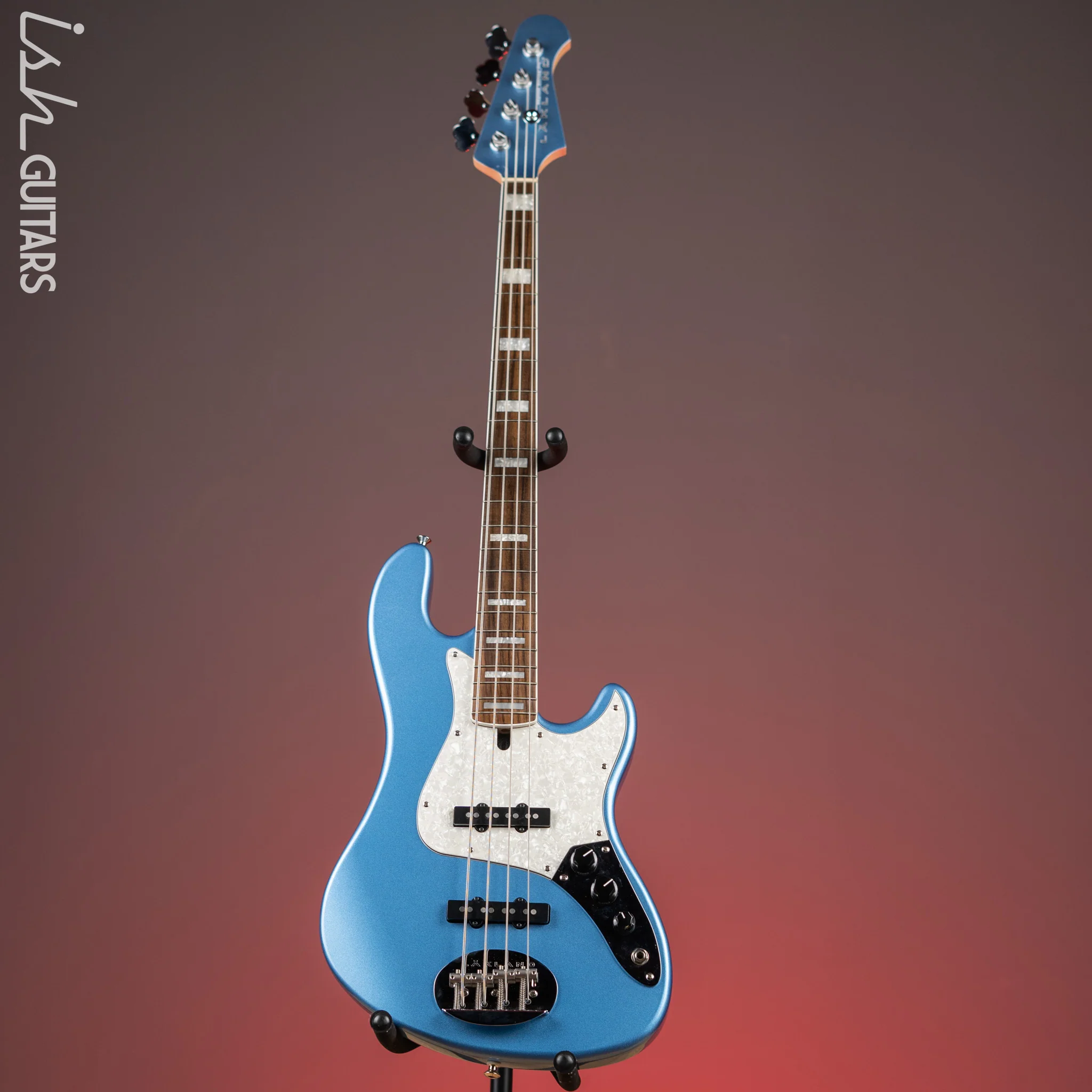 2010’s Lakland Skyline Series DJ-4 Darryl Jones Lake Placid Blue - Image 2