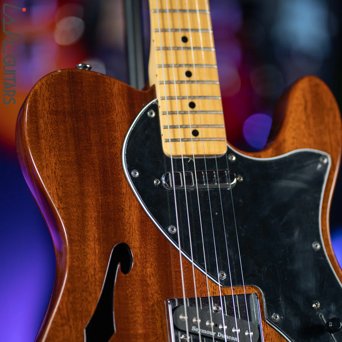 2010 Squier Telecaster Semi-Hollow Brown Mahogany - Image 5