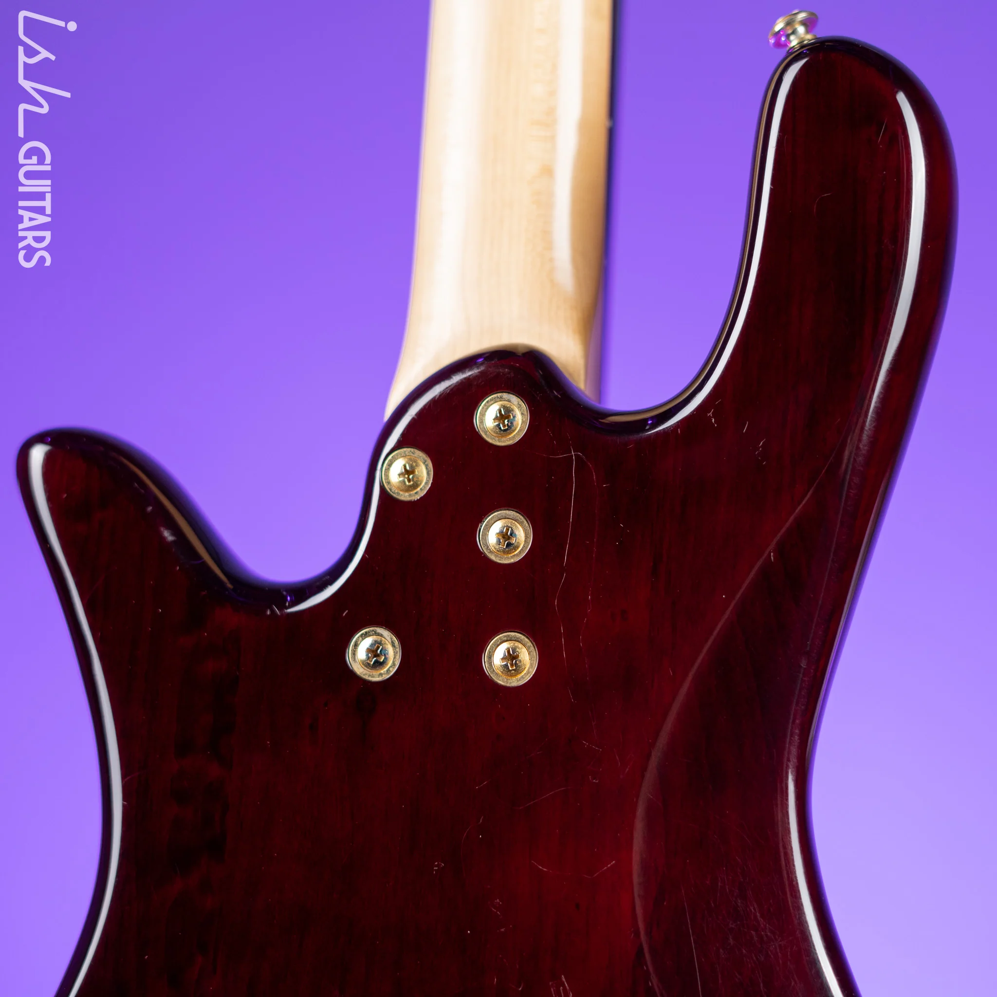 2010s Spector Legend Classic 4-String Bass Black Cherry High Gloss - Image 13