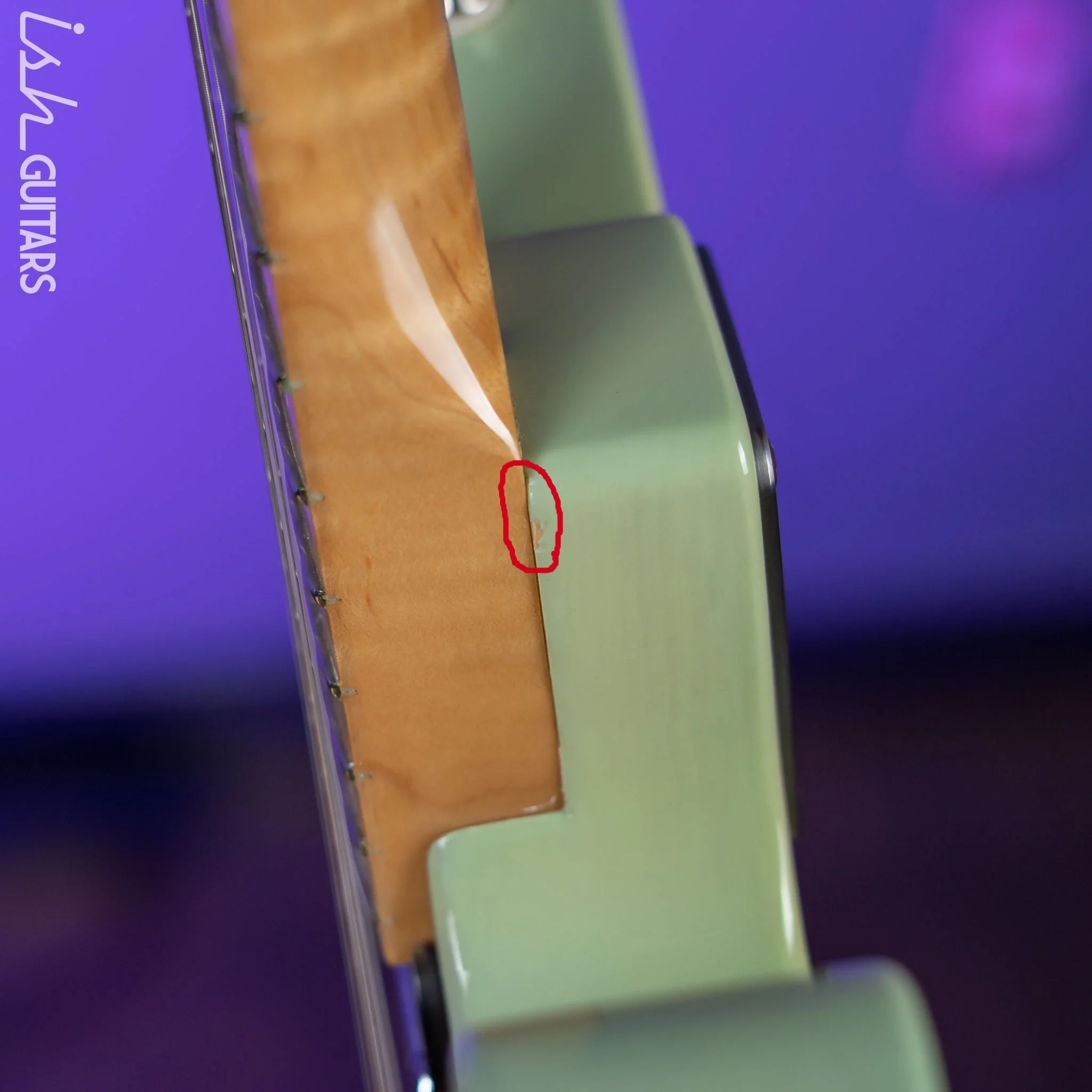 2011 DeTemple Guitars Spirit Series Tele Seafoam Green - Image 15