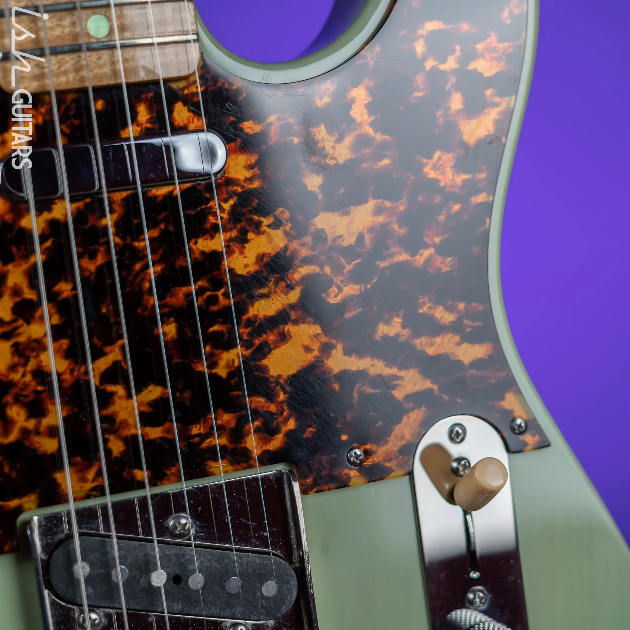 2011 DeTemple Guitars Spirit Series Tele Seafoam Green - Image 5