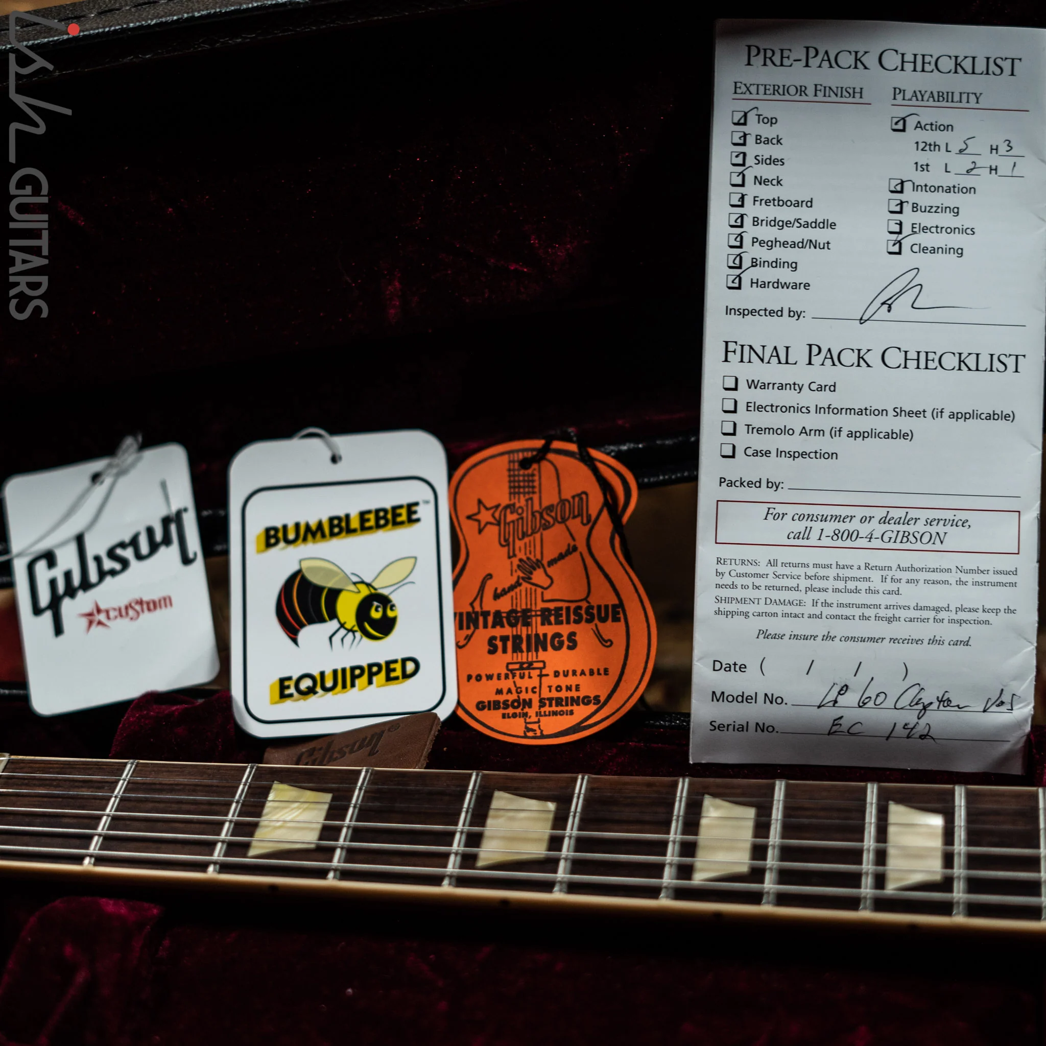 Gibson Custom Shop Eric Clapton “Beano” ‘60 Les Paul (V.O.S.) Reissue - Image 16