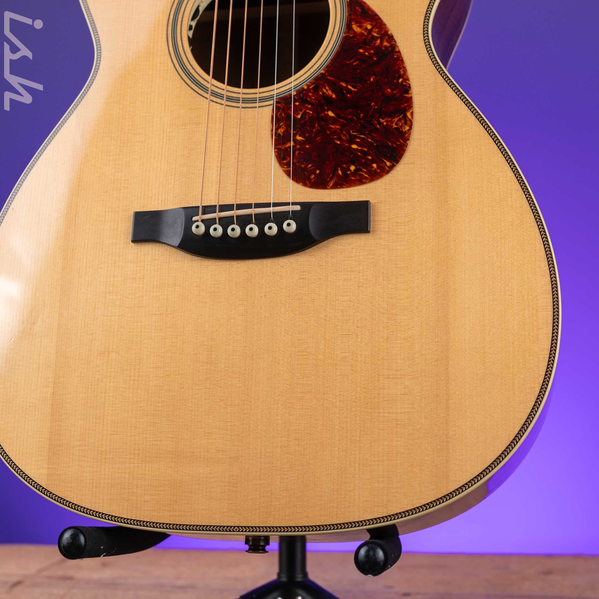 2012 Bourgeois Custom OM Italian Spruce Top - Image 4