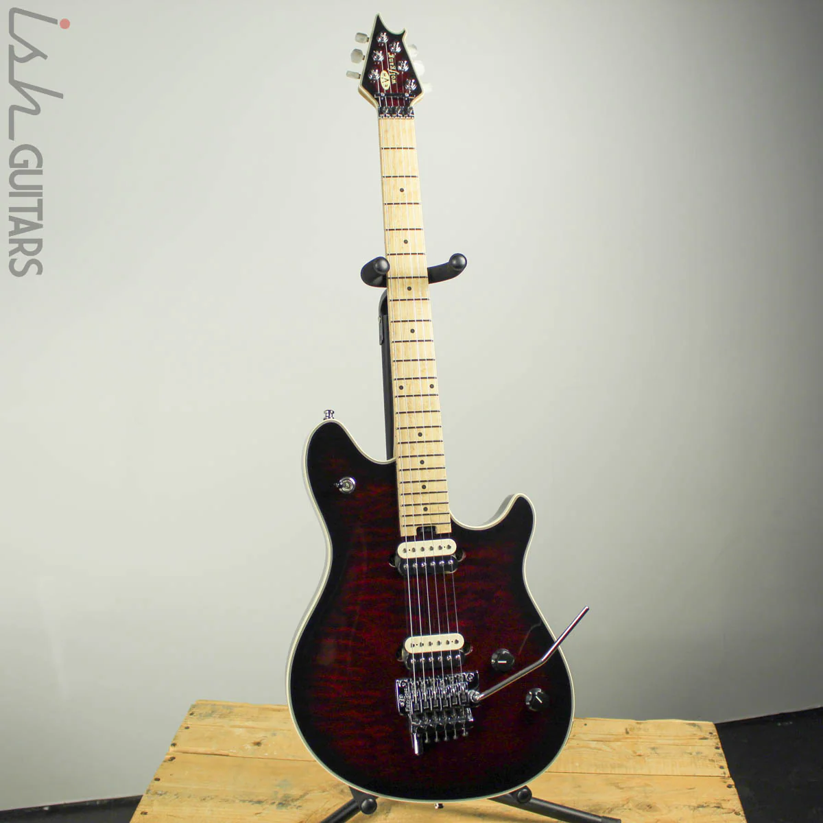 2012 EVH Wolfgang USA Dark Cherry Burst - Image 2