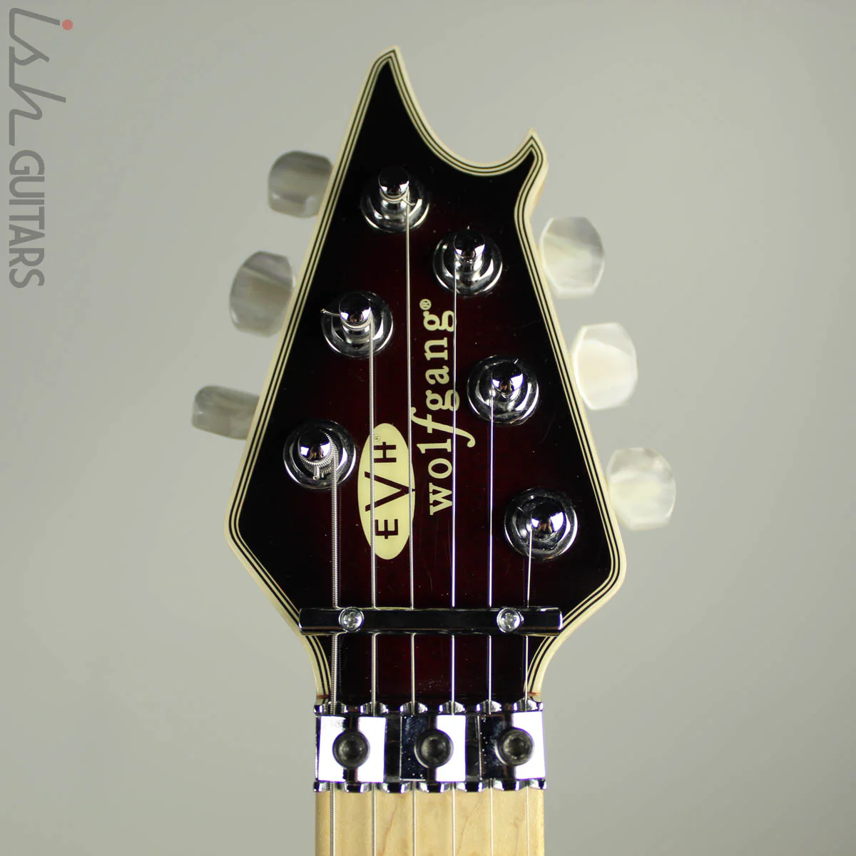 2012 EVH Wolfgang USA Dark Cherry Burst - Image 7