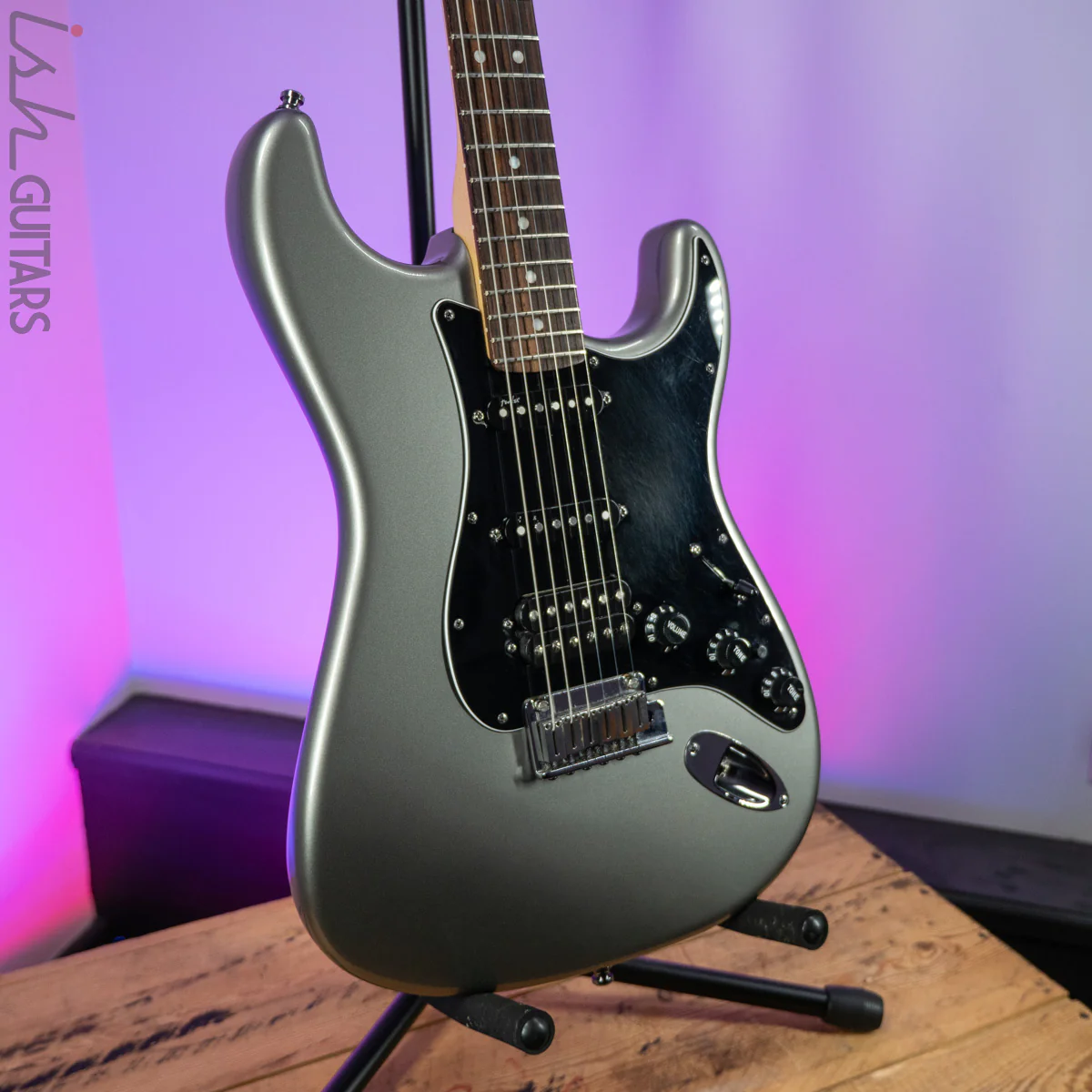 2012 Fender American Deluxe Stratocaster HSS Tungsten - Image 5
