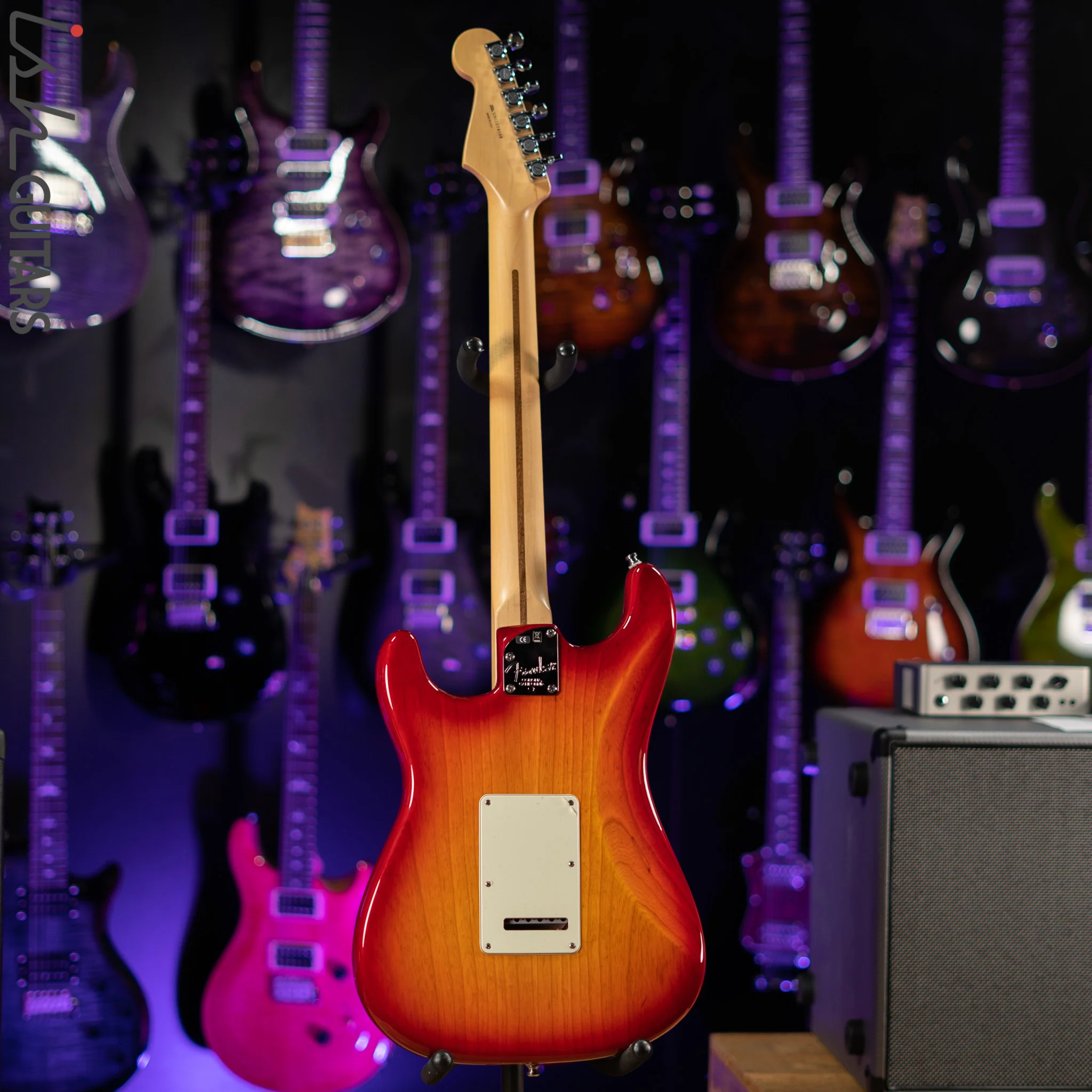 2012 Fender American Deluxe Stratocaster Sienna Sunburst - Image 7