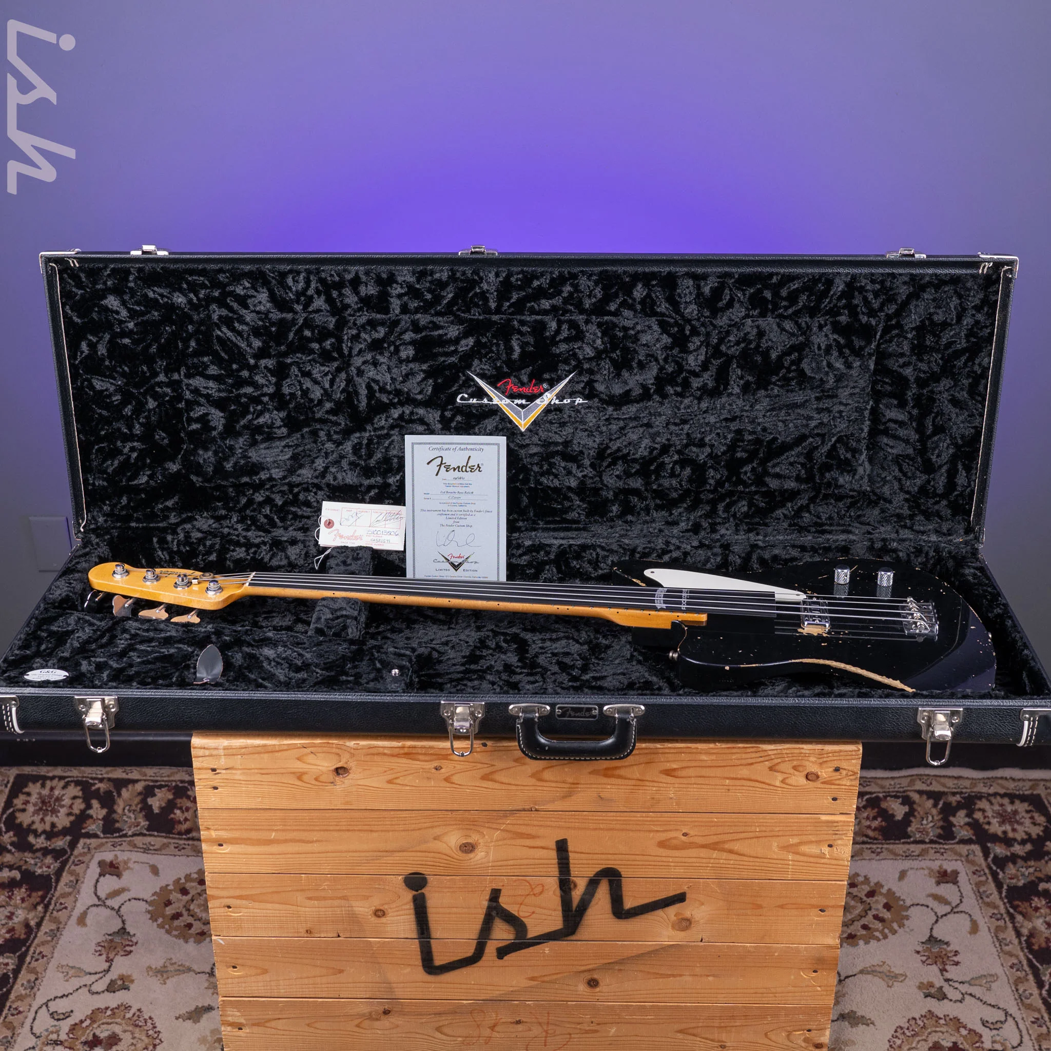 2012 Fender Custom Shop La Cabronita Borracho Bass Relic - Image 13