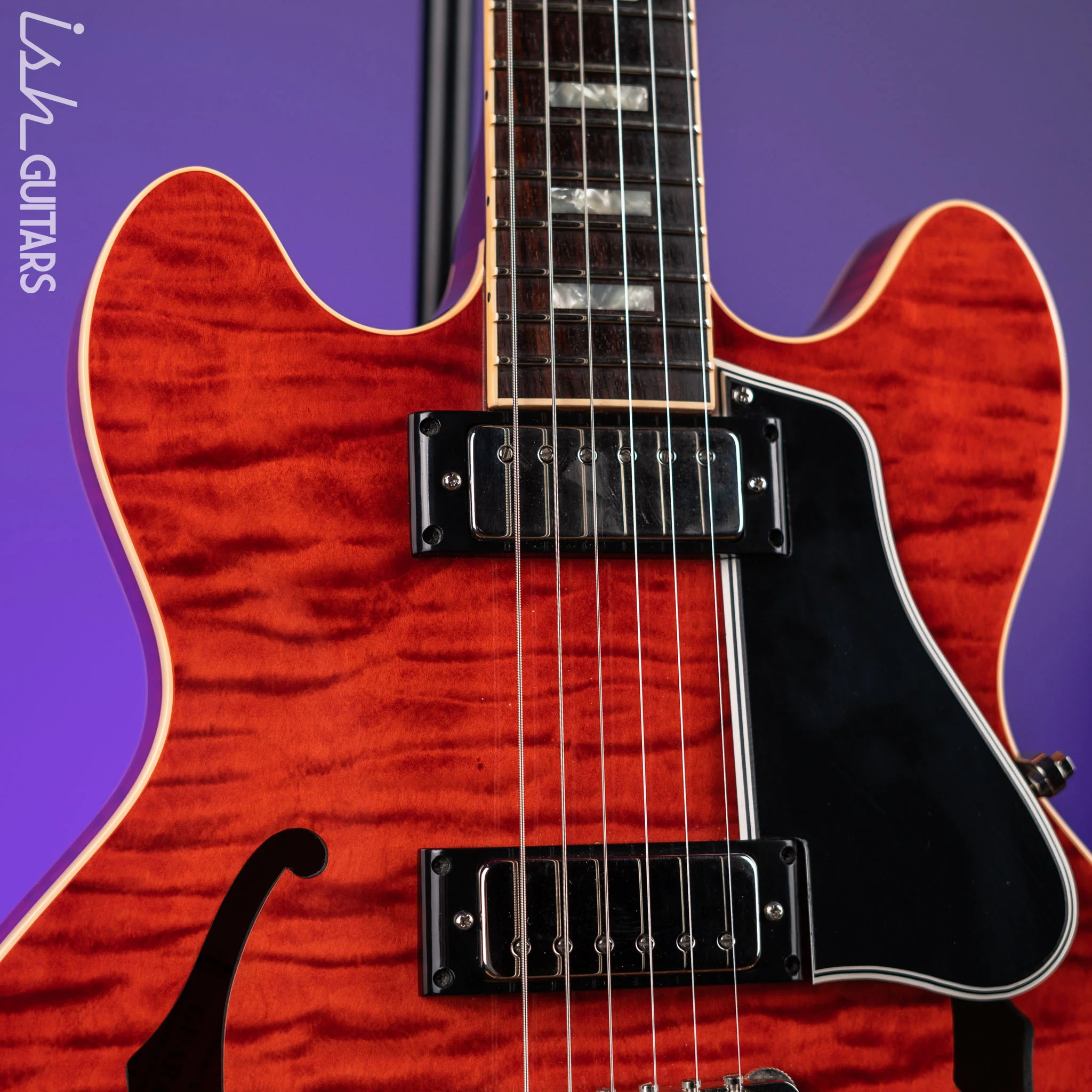 2012 Gibson Custom Shop ES-390 Figured Red - Image 3