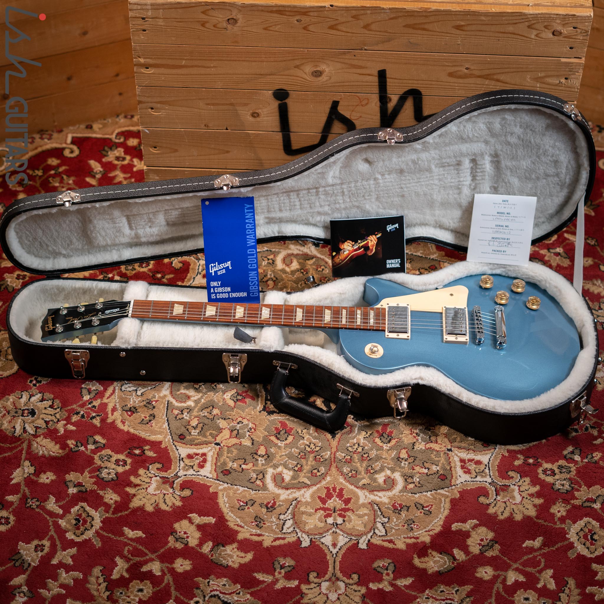 2012 Gibson Les Paul Studio Pelham Blue - Image 12