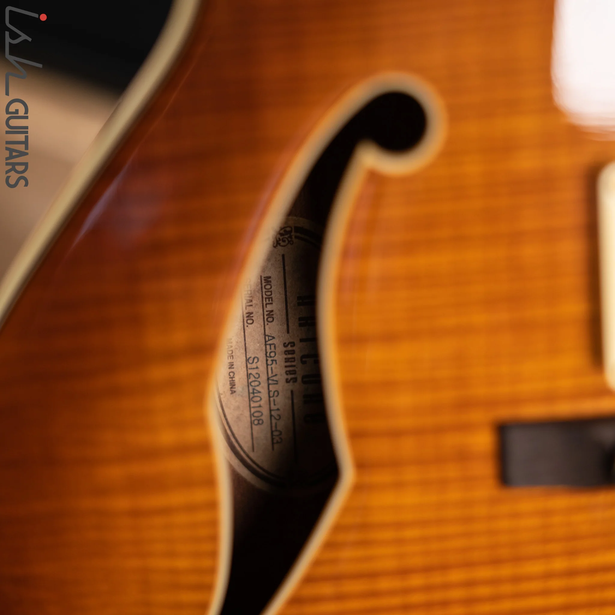 2012 Ibanez Artcore Series AF95 Violin Sunburst - Image 15
