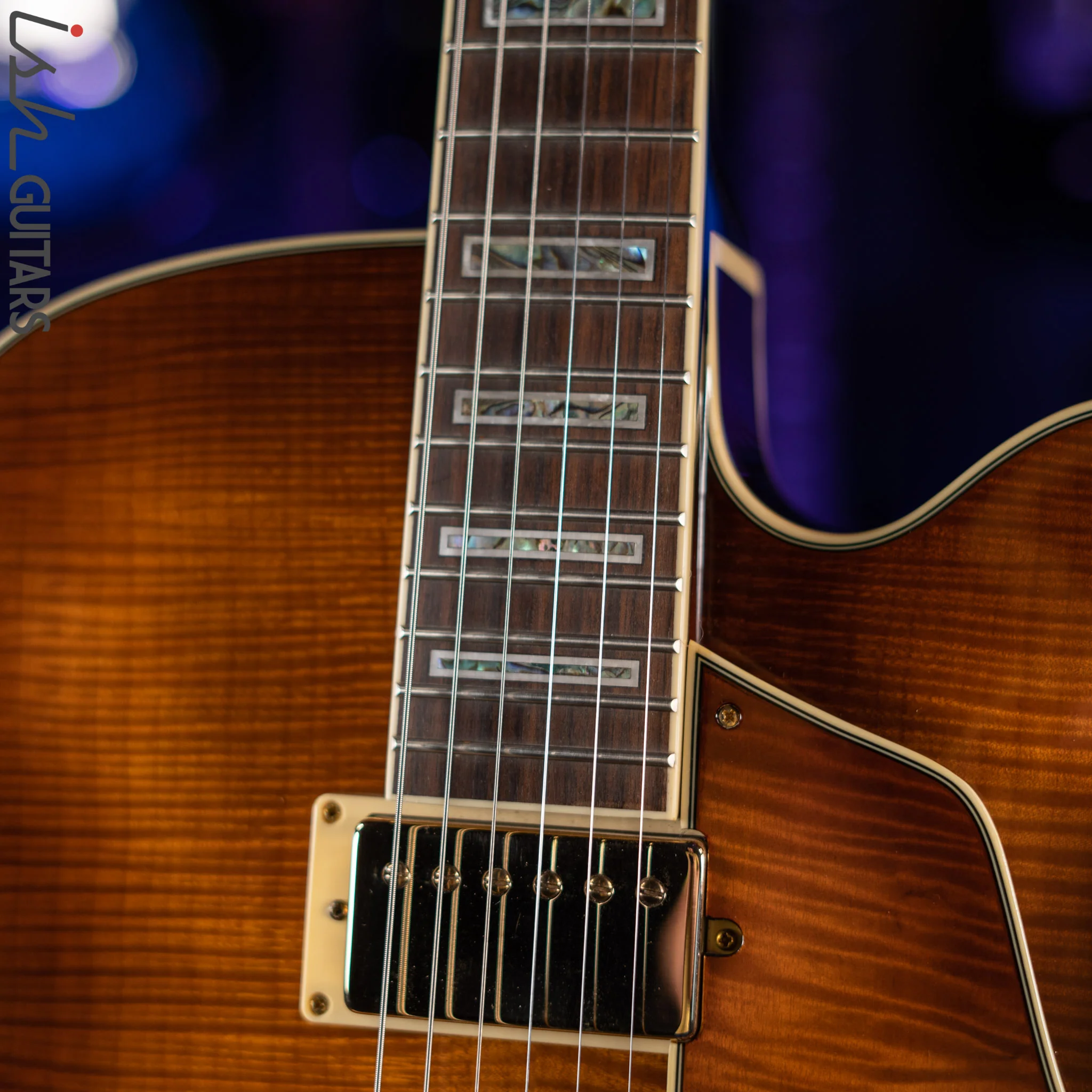 2012 Ibanez Artcore Series AF95 Violin Sunburst - Image 6