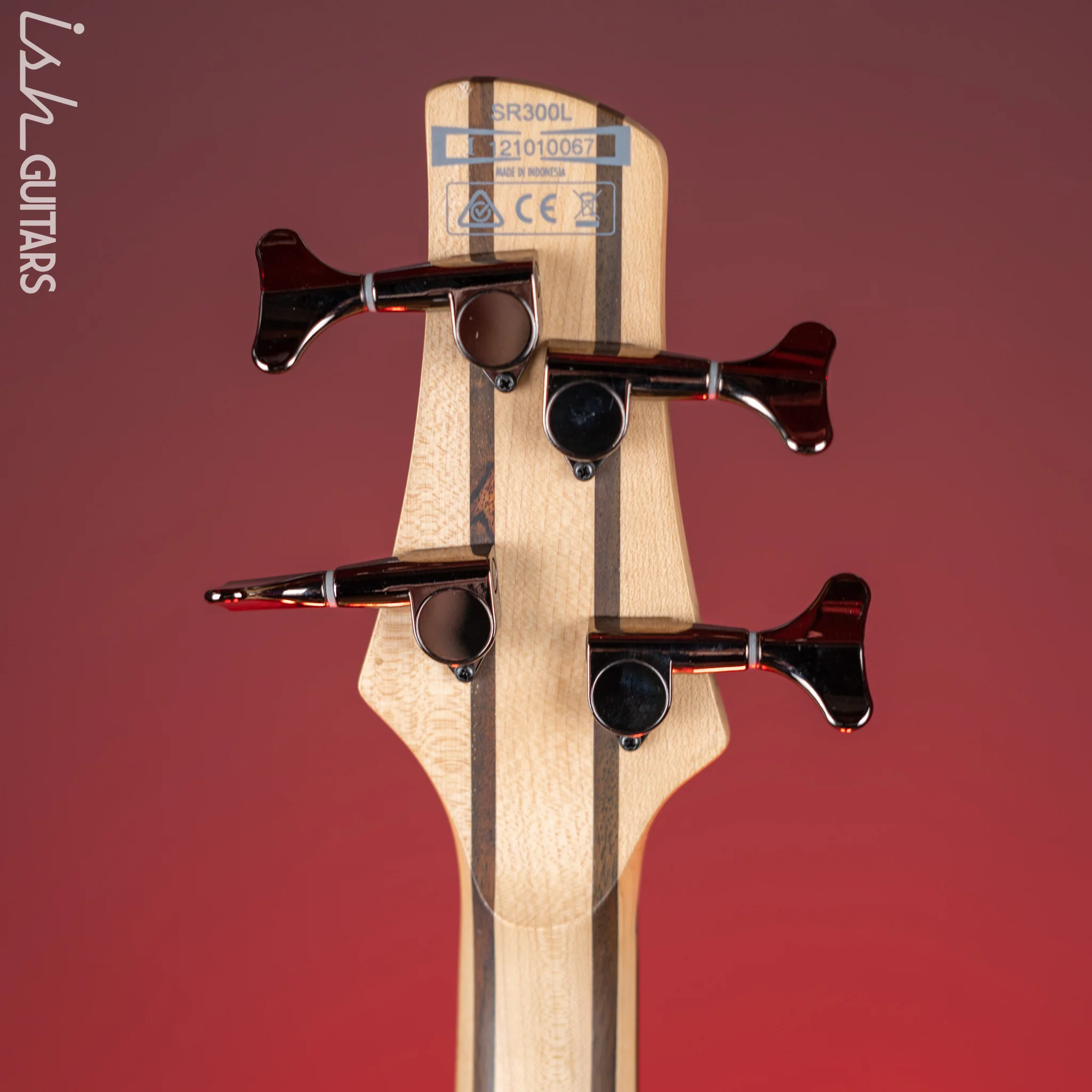 2012 Ibanez SR Standard Series SR300L Black Left Handed - Image 12