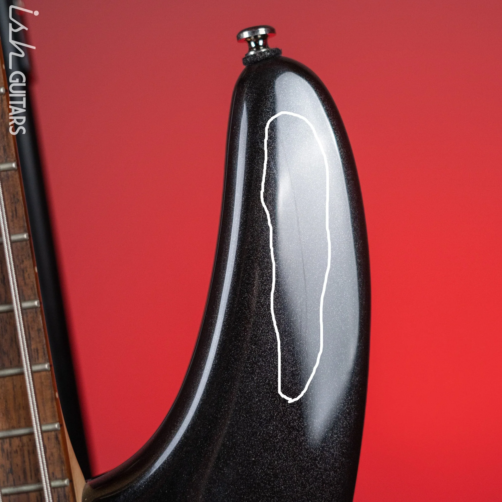 2012 Ibanez SR Standard Series SR300L Black Left Handed - Image 6