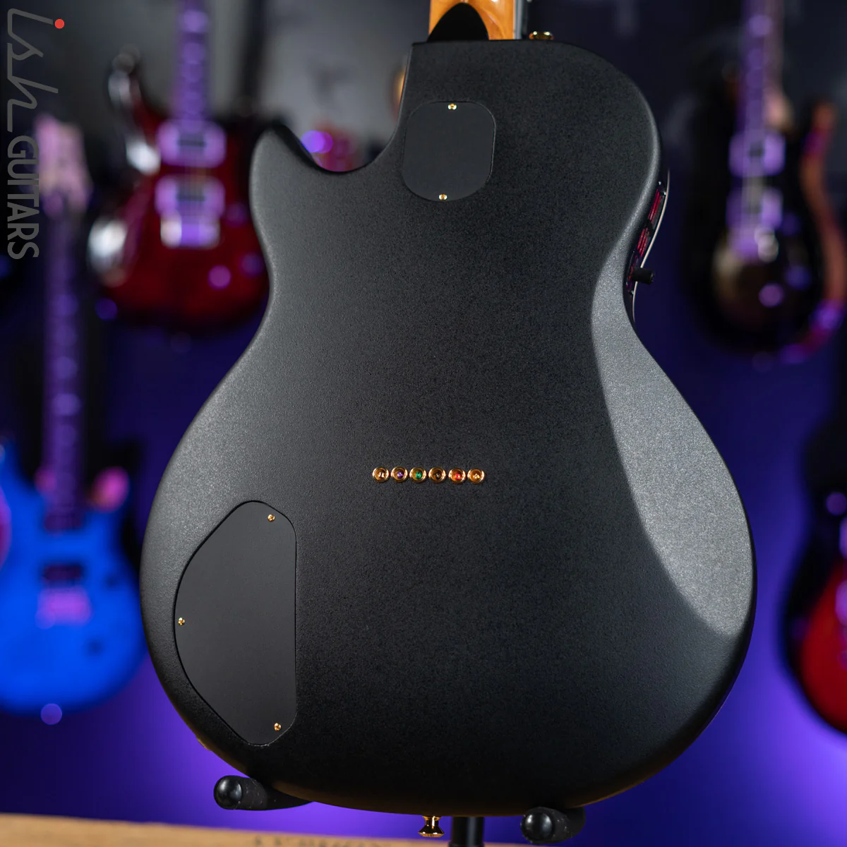2012 Ovation YM68 Yngwie Malmsteen Signature Acoustic-Electric Guitar Rosa Corsa Red - Image 9