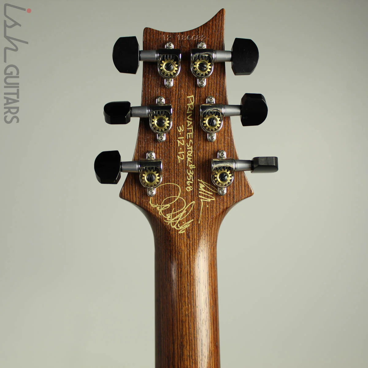 2012 PRS Private Stock McCarty Chambered Natural Smoked Burst Redwood Burl - Image 13