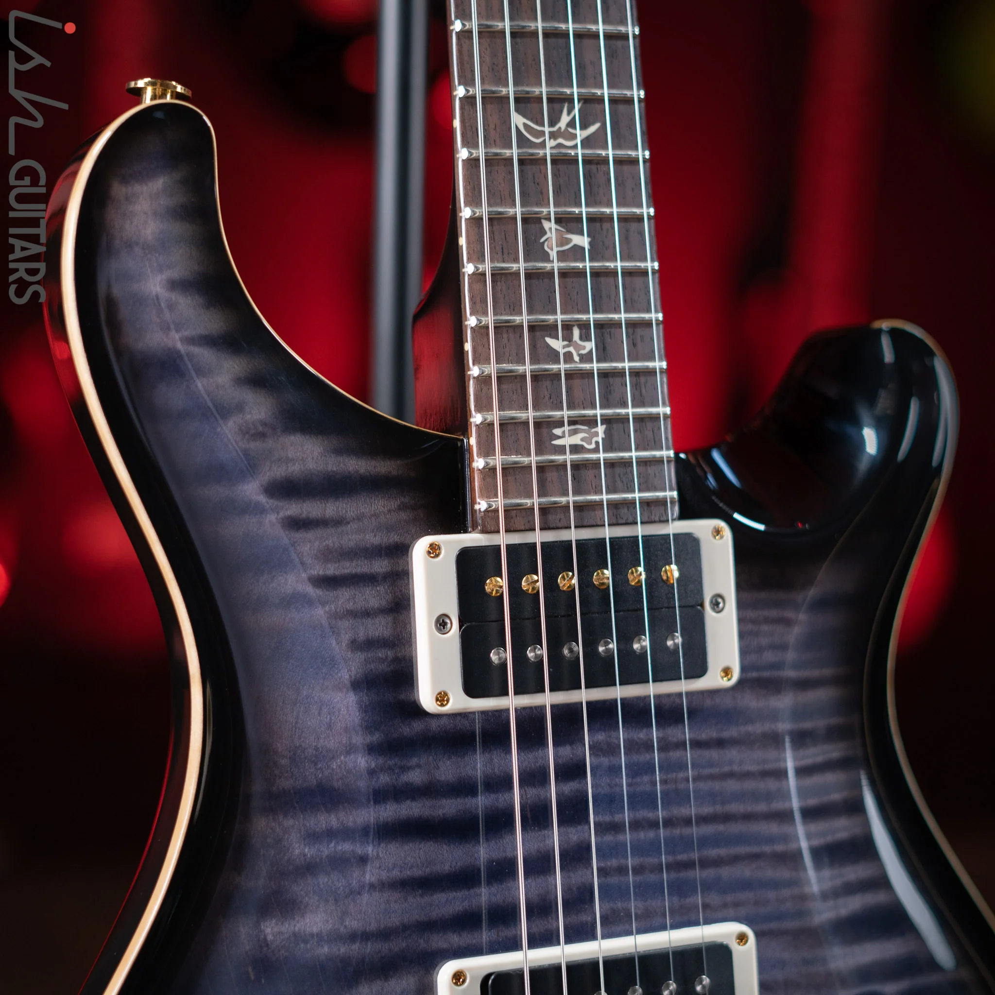 2012 PRS P22 Piezo Electric Guitar 10 Top Purple Hazel - Image 3