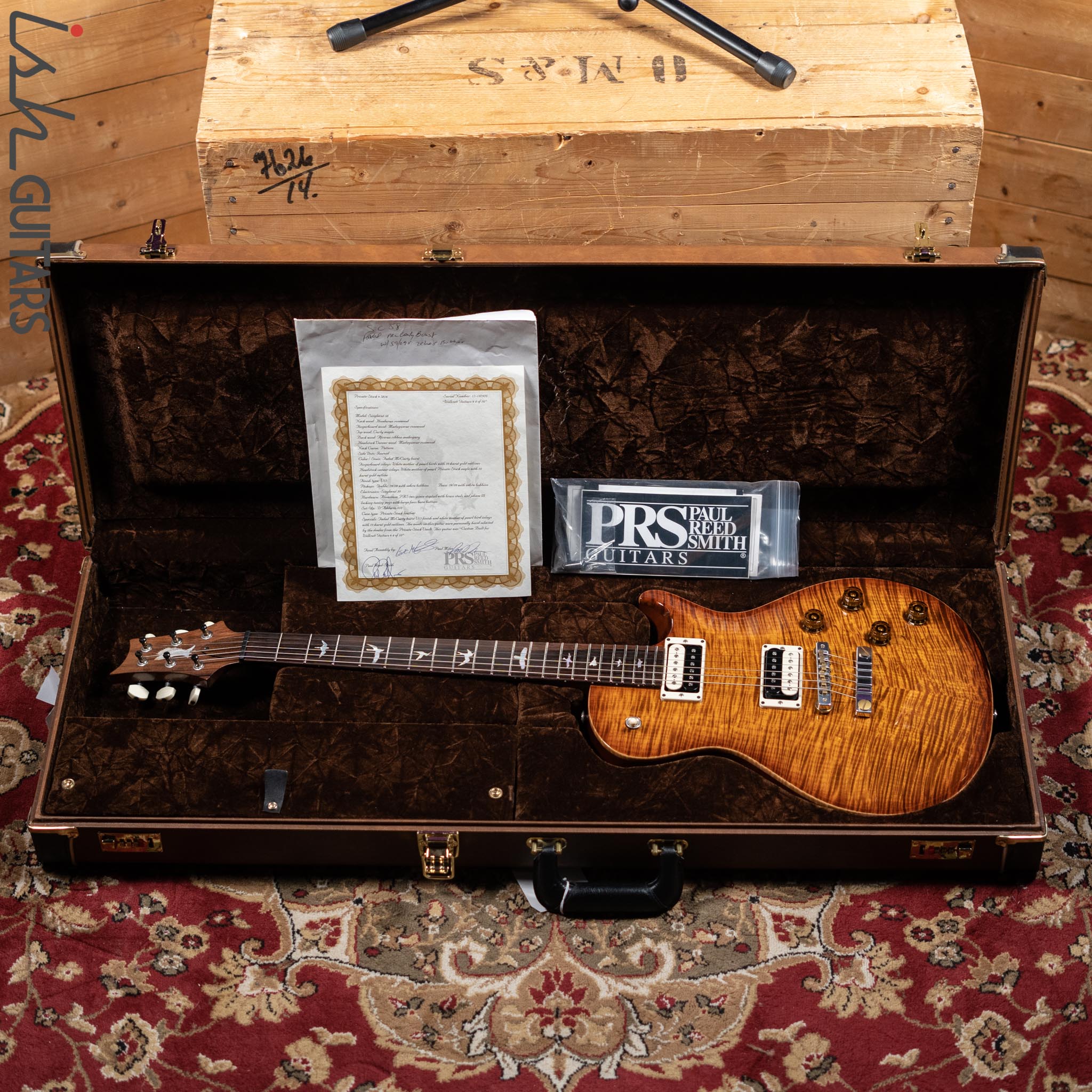 2012 PRS Singlecut 58 Private Stock Faded McCarty Burst - Image 14