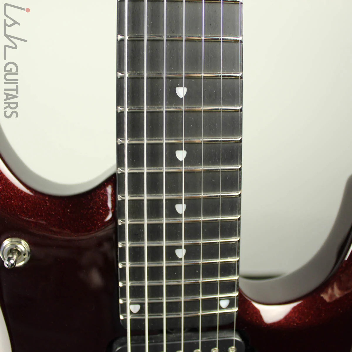 2013 Ernie Ball Music Man BFR JP-12 7 String Cherry Sugar - Image 7