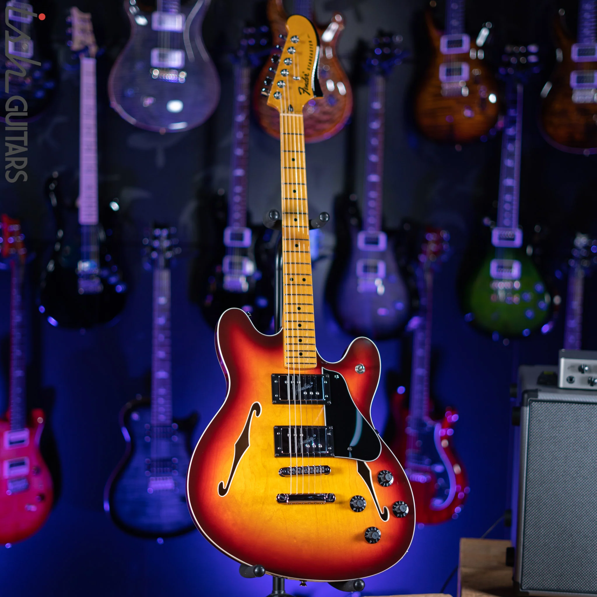 2013 Fender Starcaster 3-Color Sunburst - Image 2