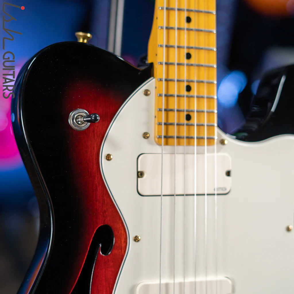2013 Fender Telecaster Thinline Sunburst - Image 3