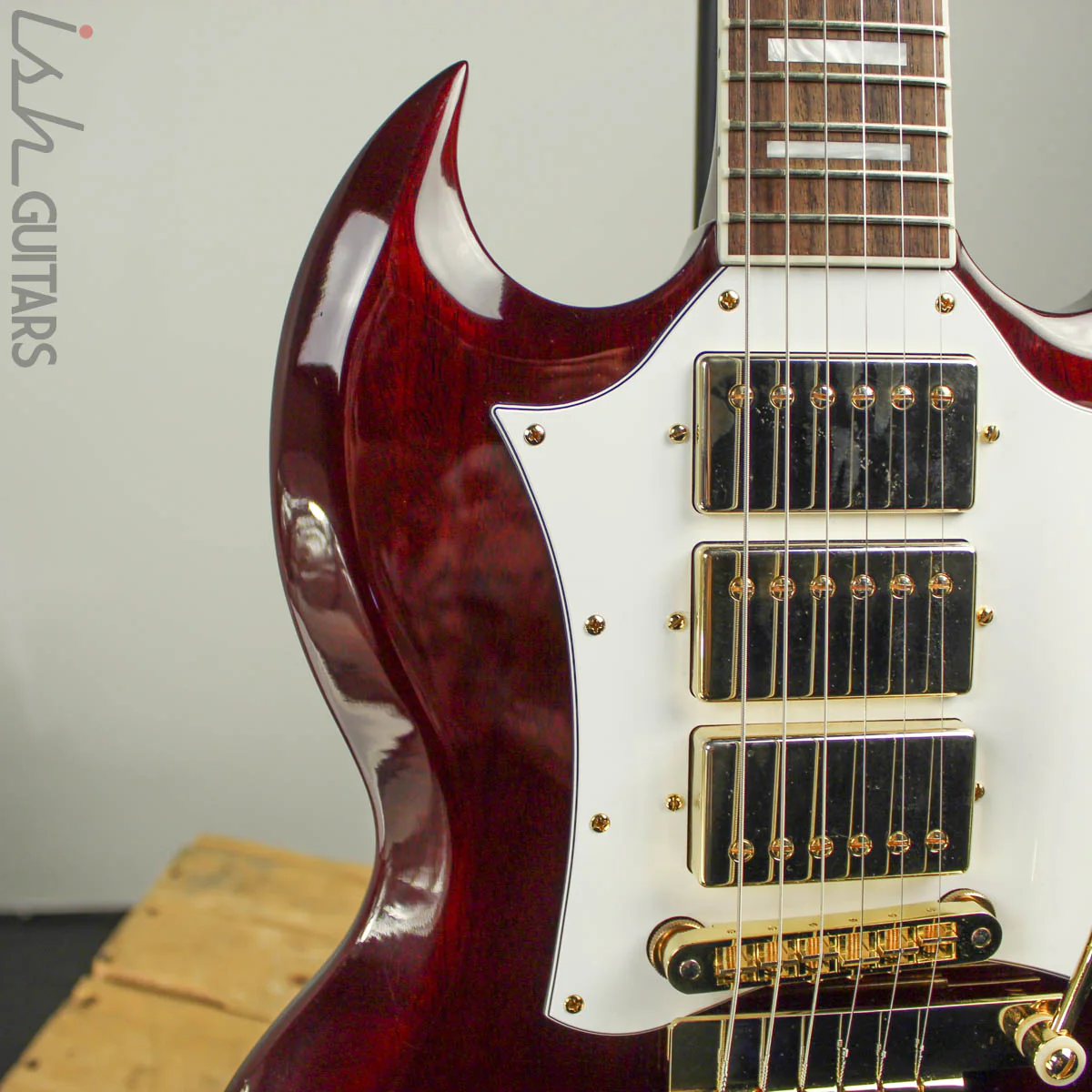 2013 Gibson Captain Kirk Douglas Signature SG Custom Vintage Cherry - Image 4