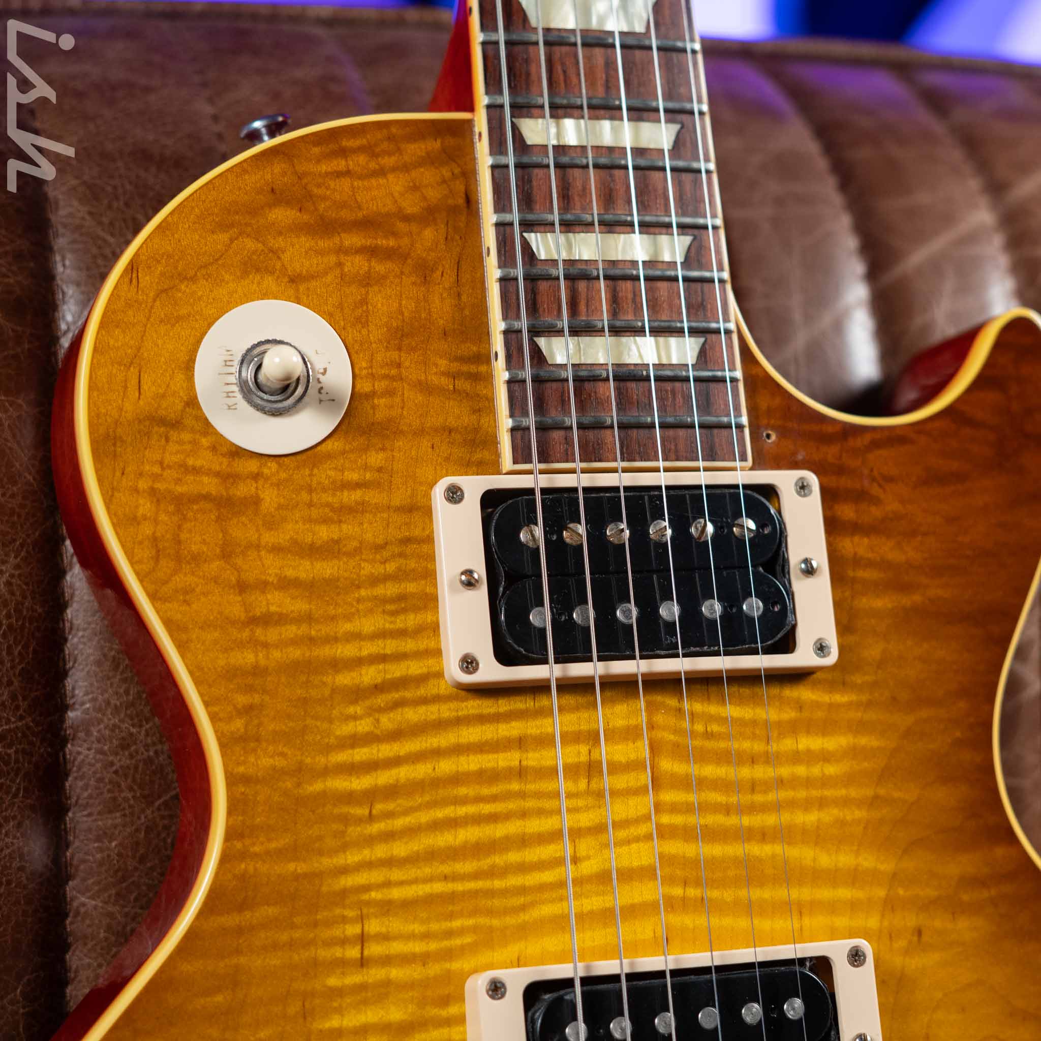 2013 Gibson Custom Shop Les Paul Duane Allman ‘59 VOS Cherry Sunburst 69 of 150 - Image 3