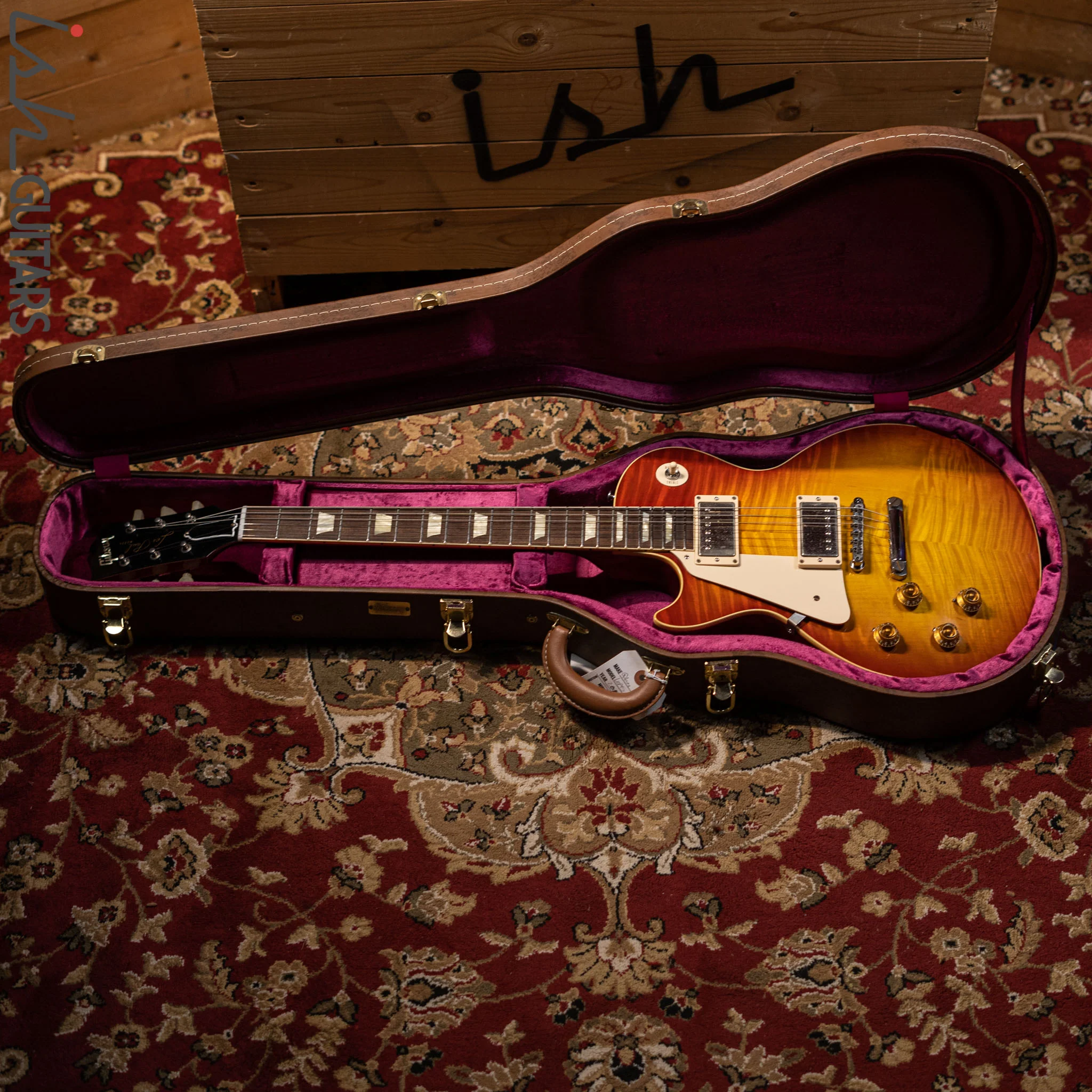 2013 Gibson Custom Shop Les Paul Lefty R9 Sunburst - Image 20