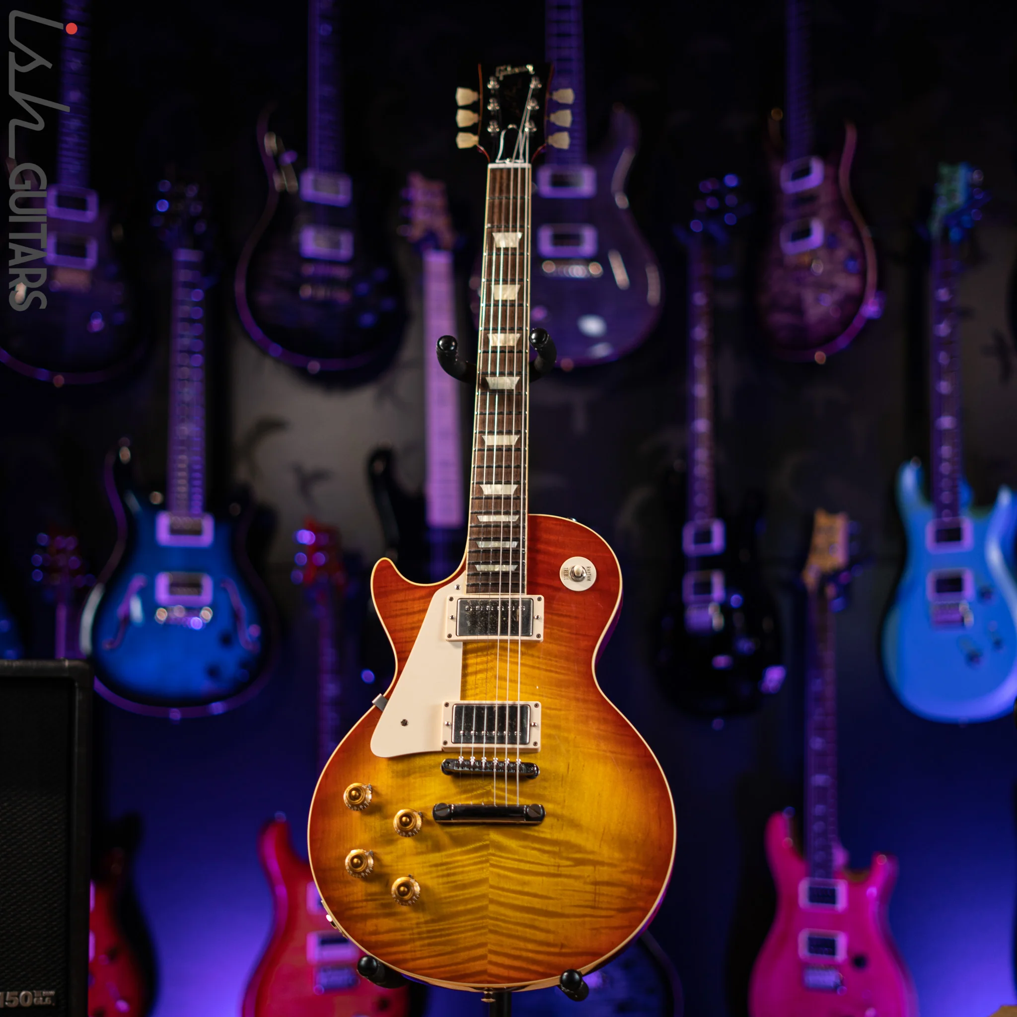 2013 Gibson Custom Shop Les Paul Lefty R9 Sunburst - Image 3
