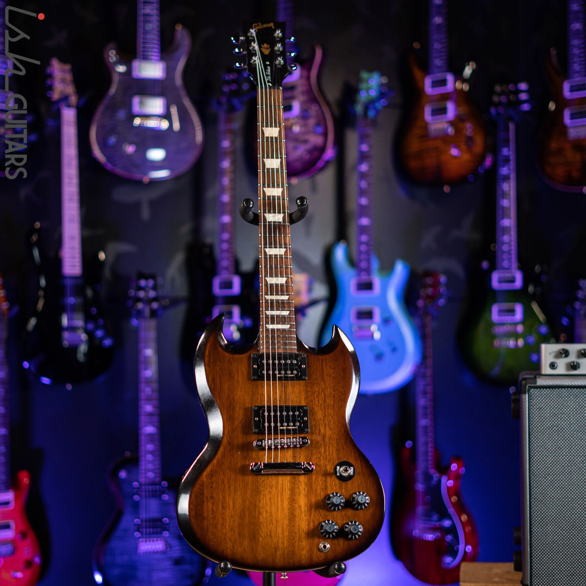 2013 Gibson SG 70’s Tribute Vintage Sunburst w/ Dirty Fingers Pickups - Image 2