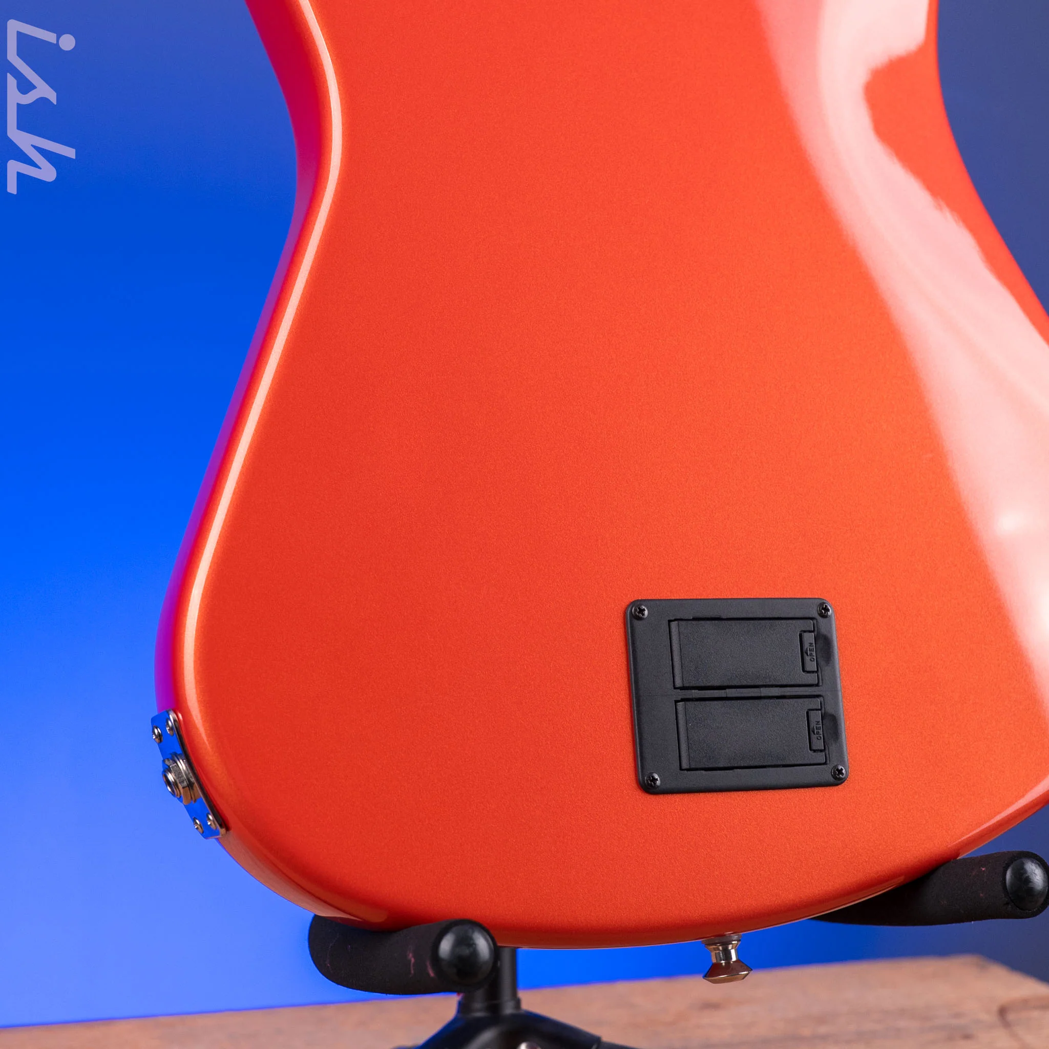 2014 Ernie Ball Music Man Big Al 5 H Tangerine Pearl *Solid Rosewood Neck* - Image 15