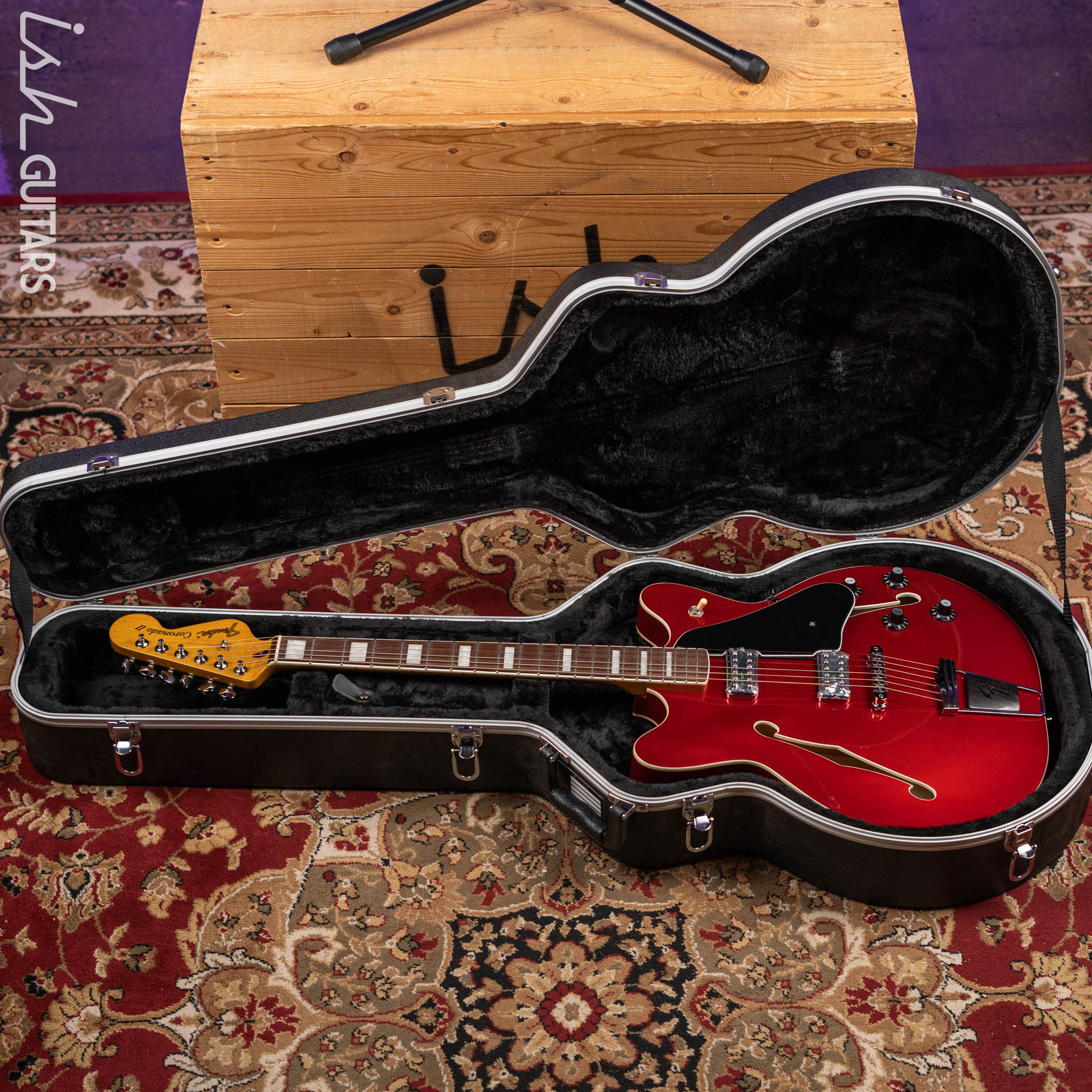 2014 Fender Modern Player Coronado II Candy Apple Red - Image 13