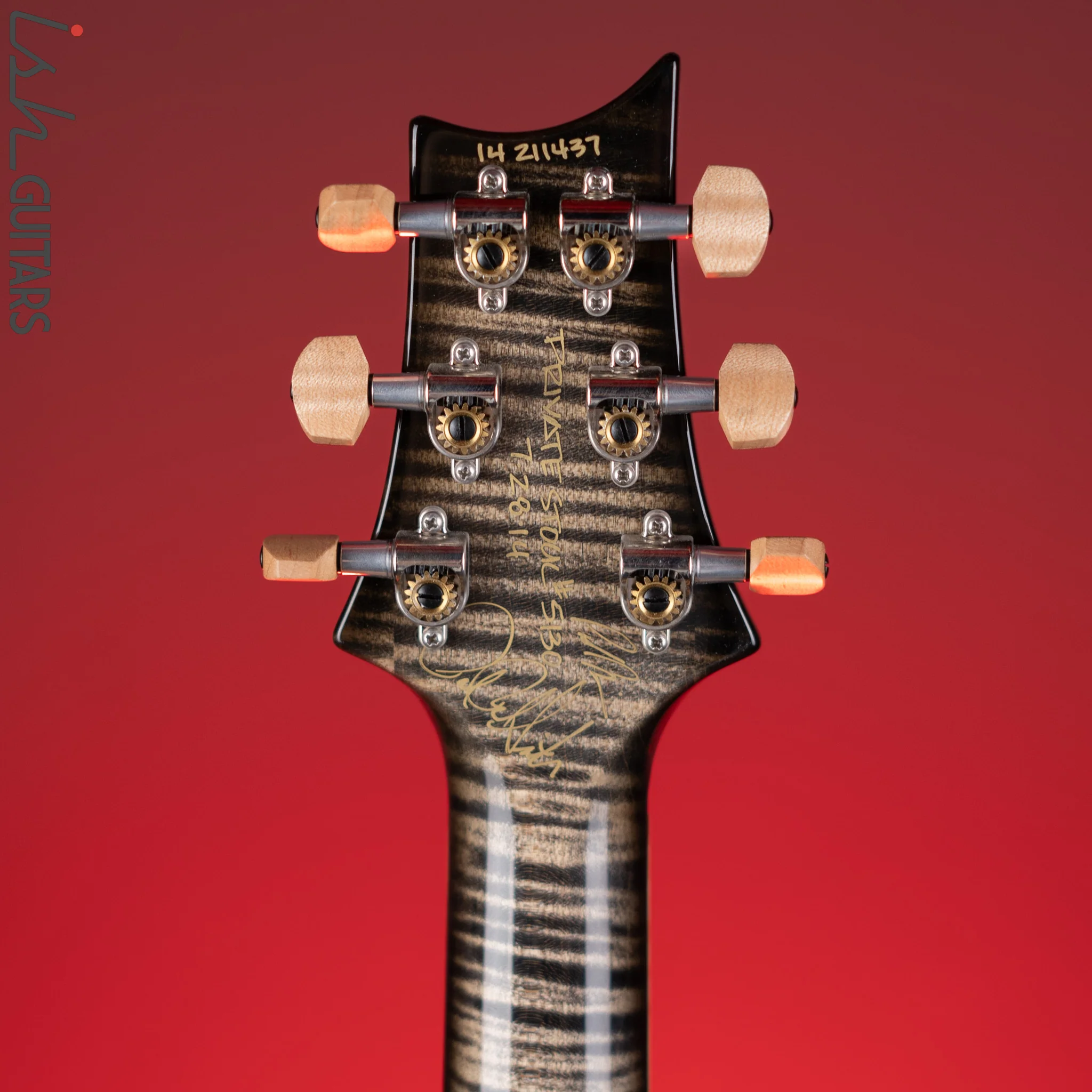 2014 PRS Custom 24 Private Stock  Charcoal Smoked Burst - Image 12